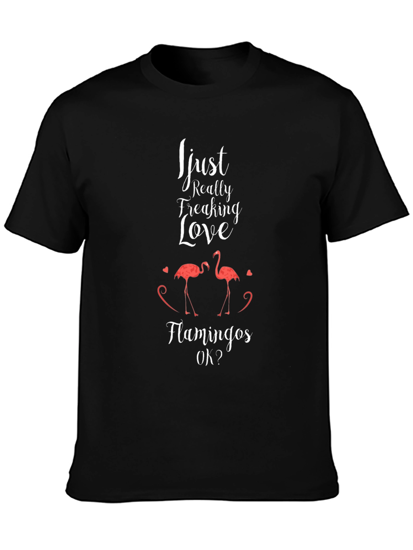 Flamingo Lover Graphic Tee - Soft Cotton Blend