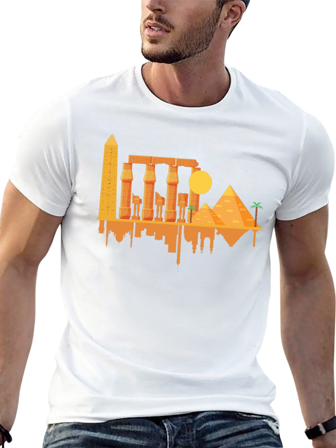 Egyptian Graphic Print Tee