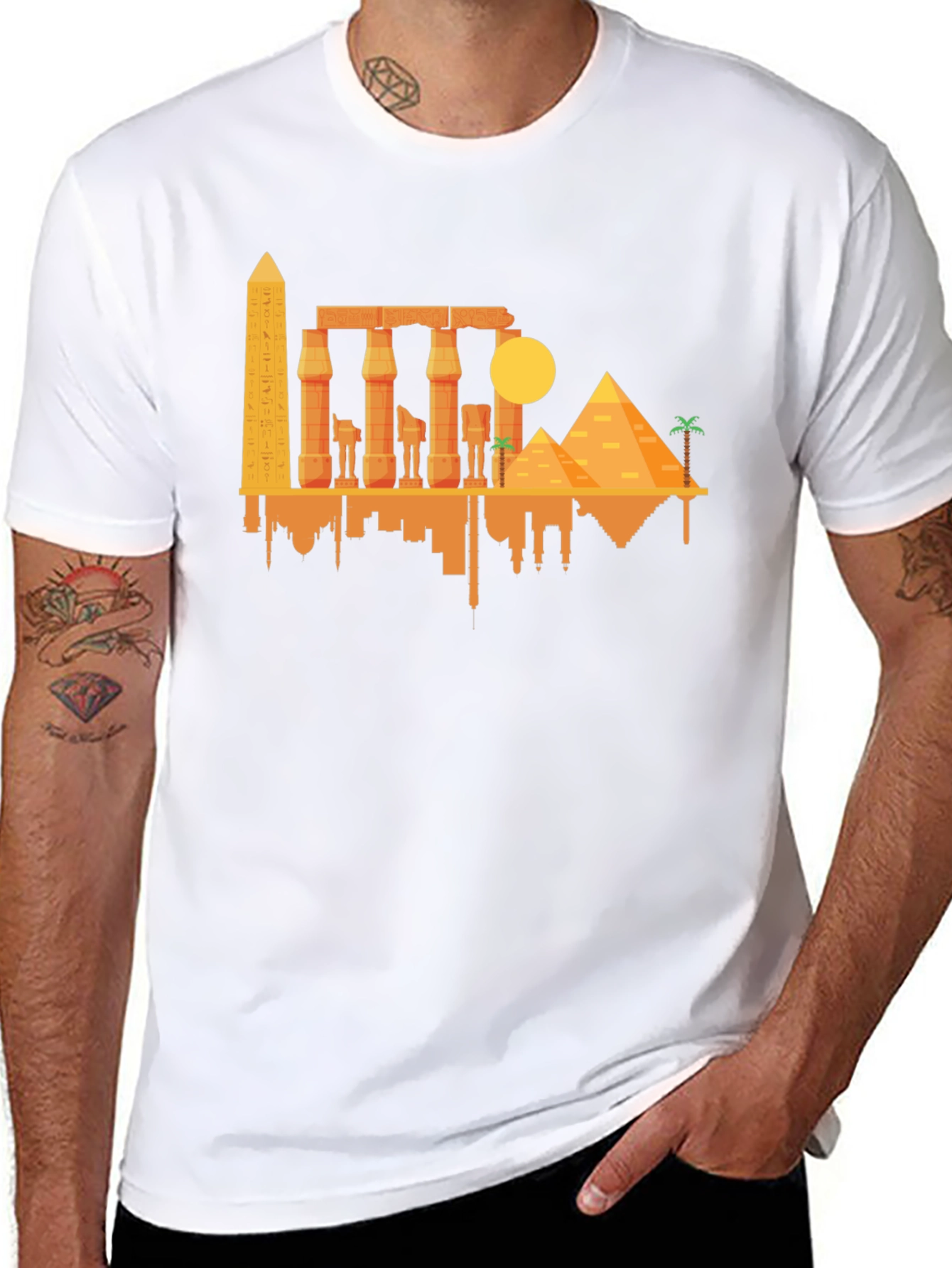 Egyptian Graphic Print Tee