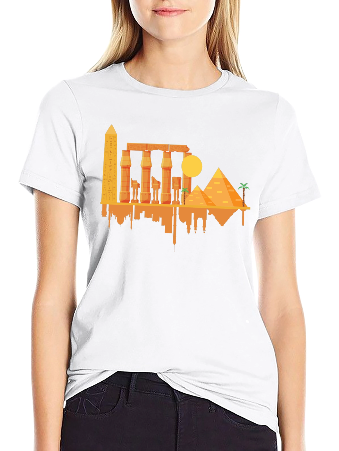 Egyptian Graphic Print Tee