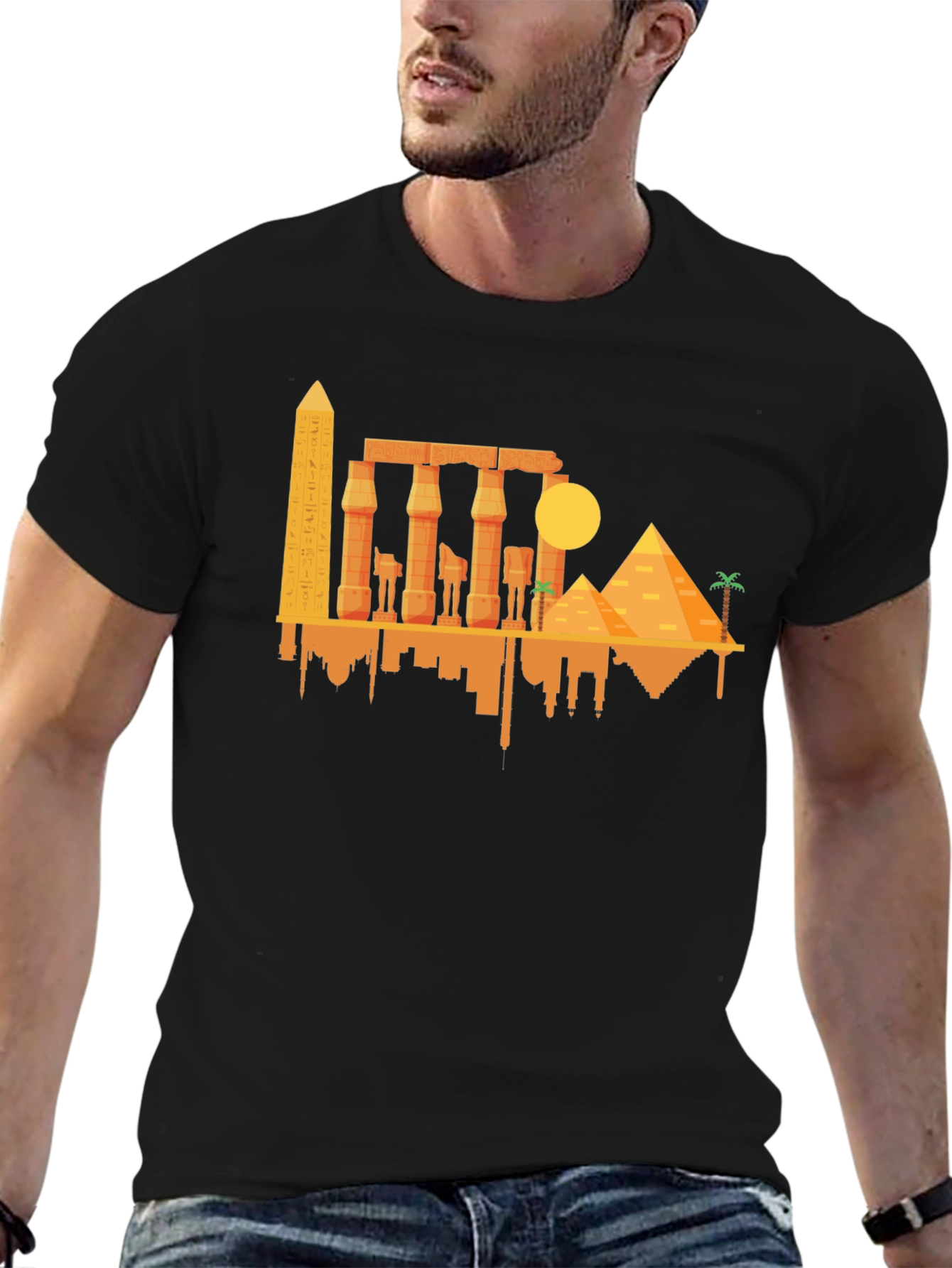 Egyptian Graphic Print Tee