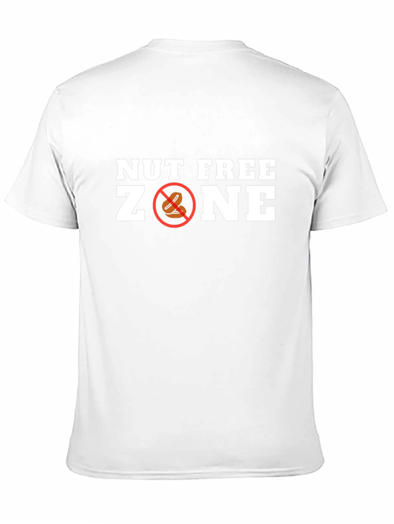 Nut Free Zone Graphic Tee - Allergy Awareness