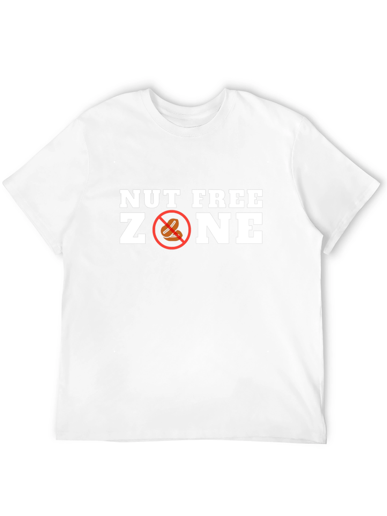 Nut Free Zone Graphic Tee - Allergy Awareness