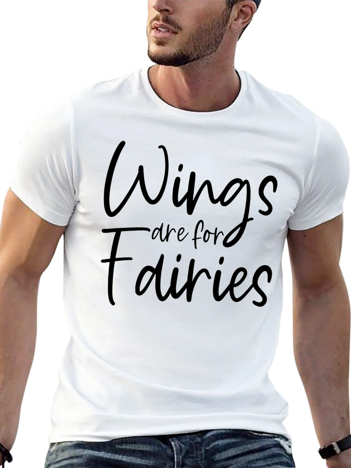 Wings Are For Fairies Graphic Tee