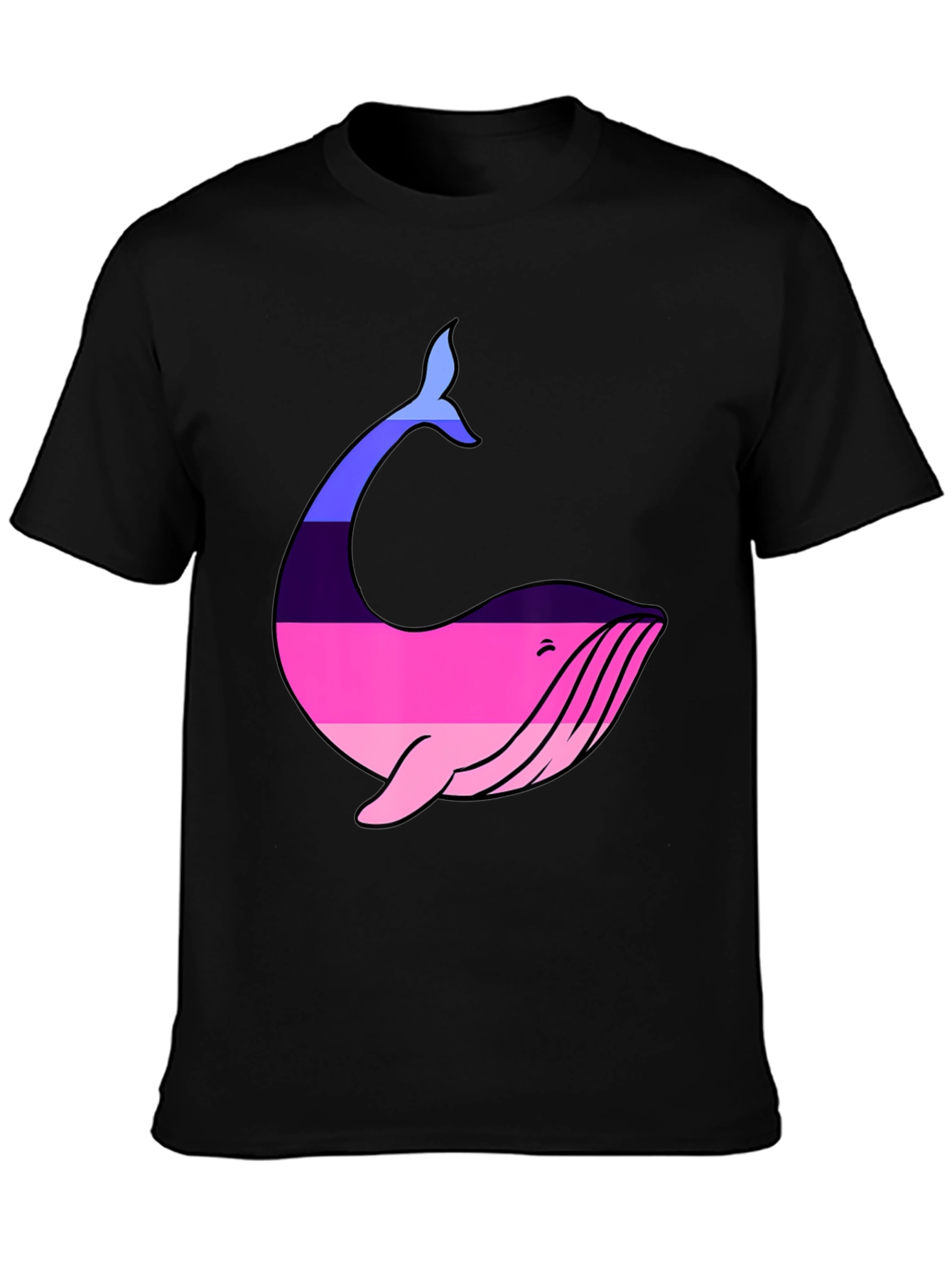 Whale Pride T-Shirt - Black