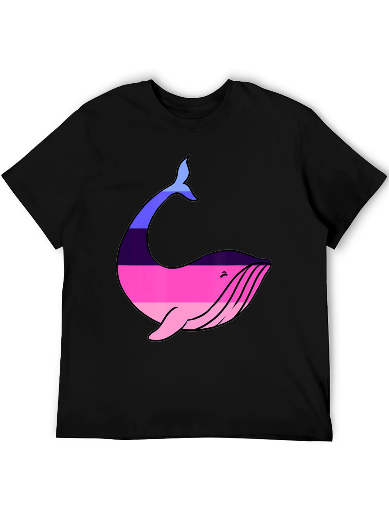 Whale Pride T-Shirt - Black