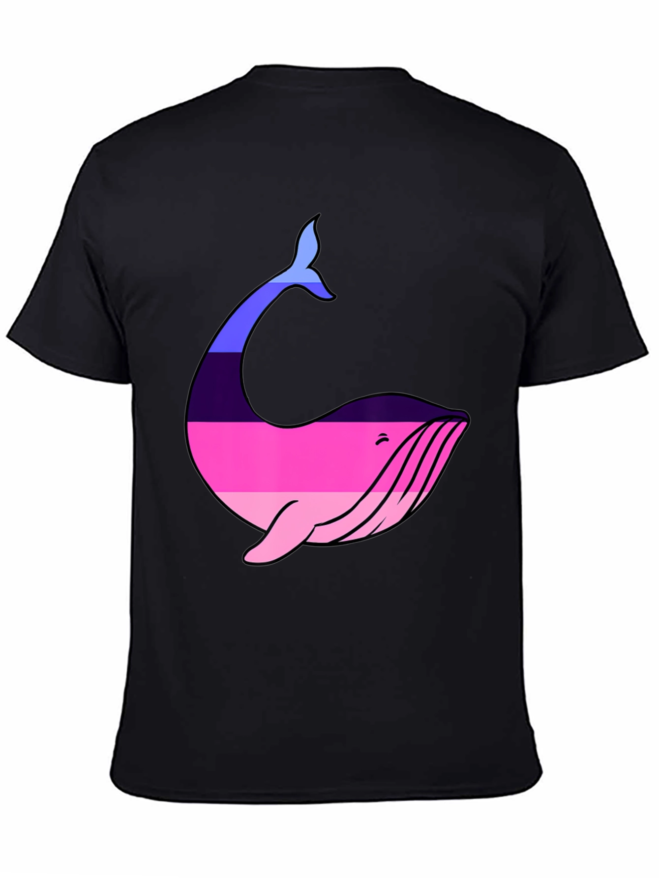 Whale Pride T-Shirt - Black