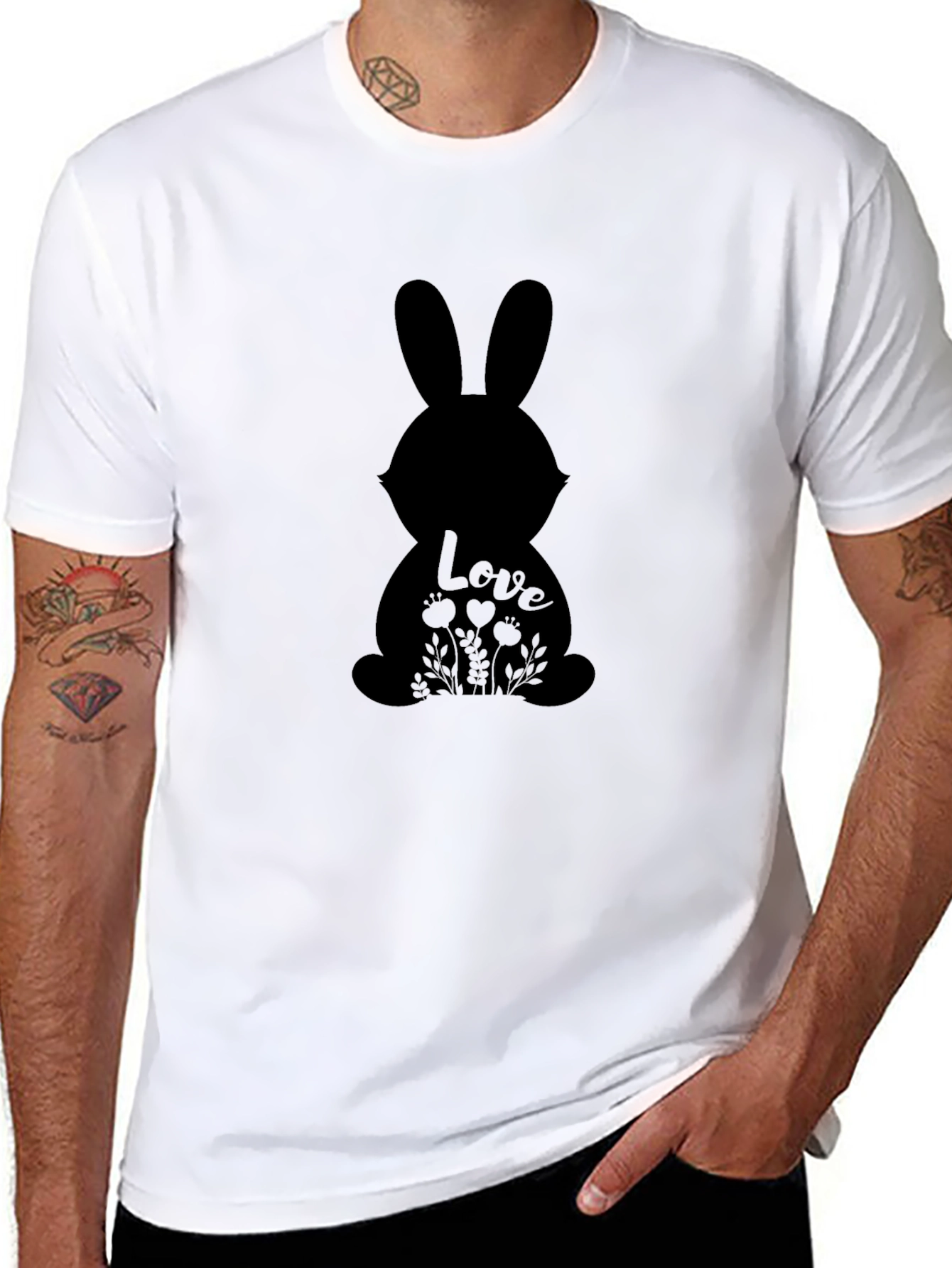 Love Bunny Graphic Tee - Stylish & Comfortable