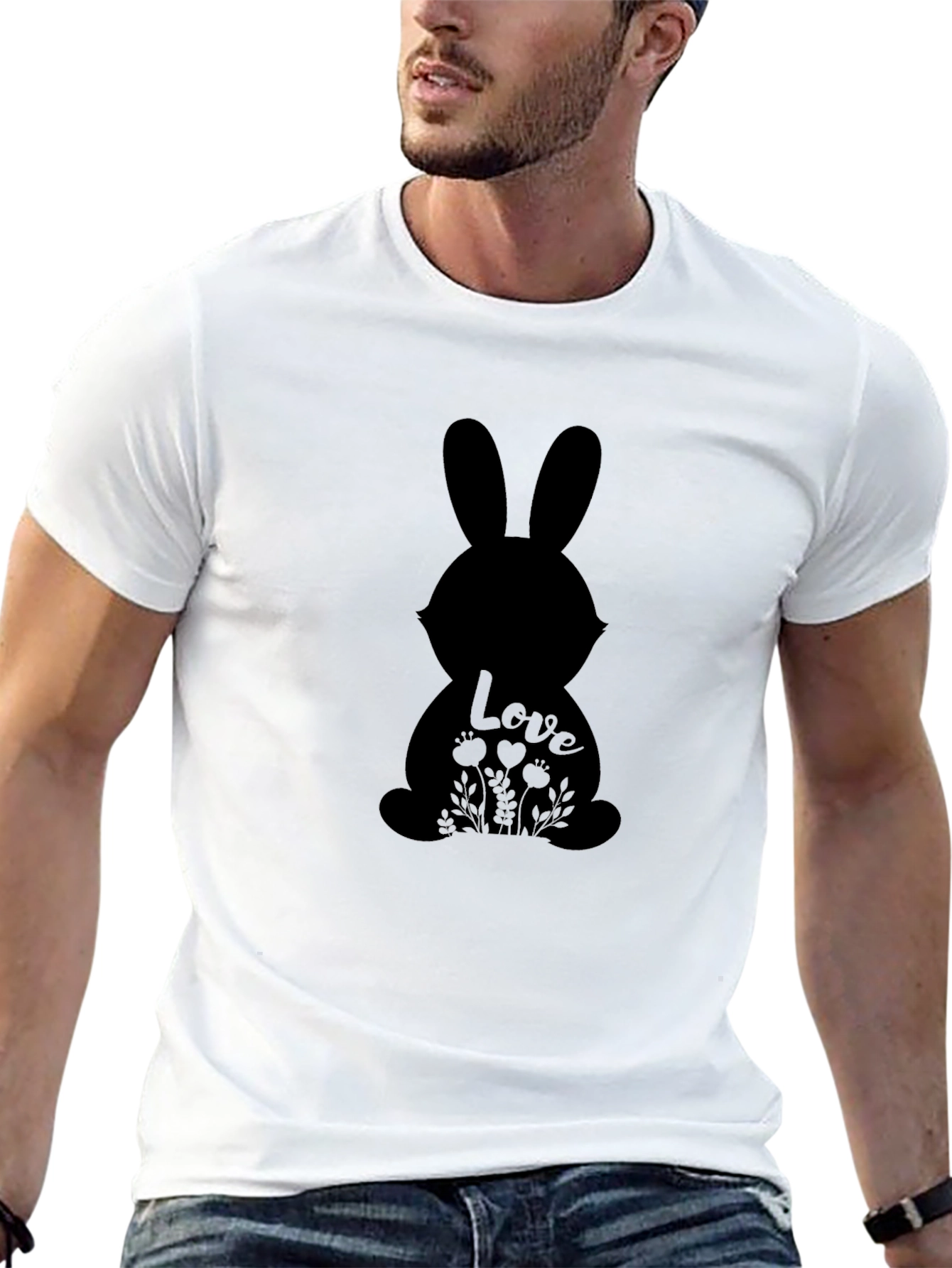 Love Bunny Graphic Tee - Stylish & Comfortable