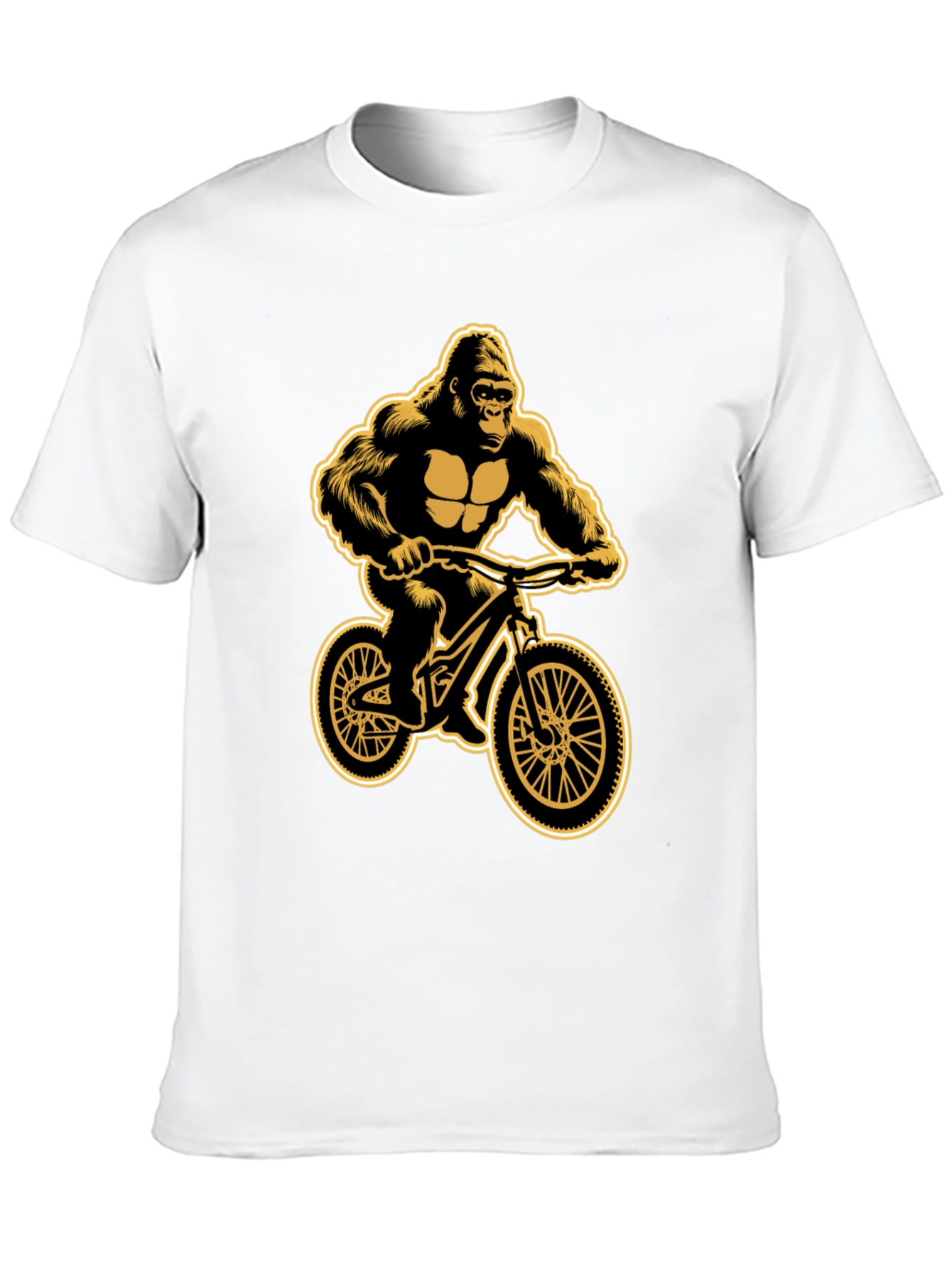 Gorilla Biker Graphic T-Shirt - Cool Animal Design