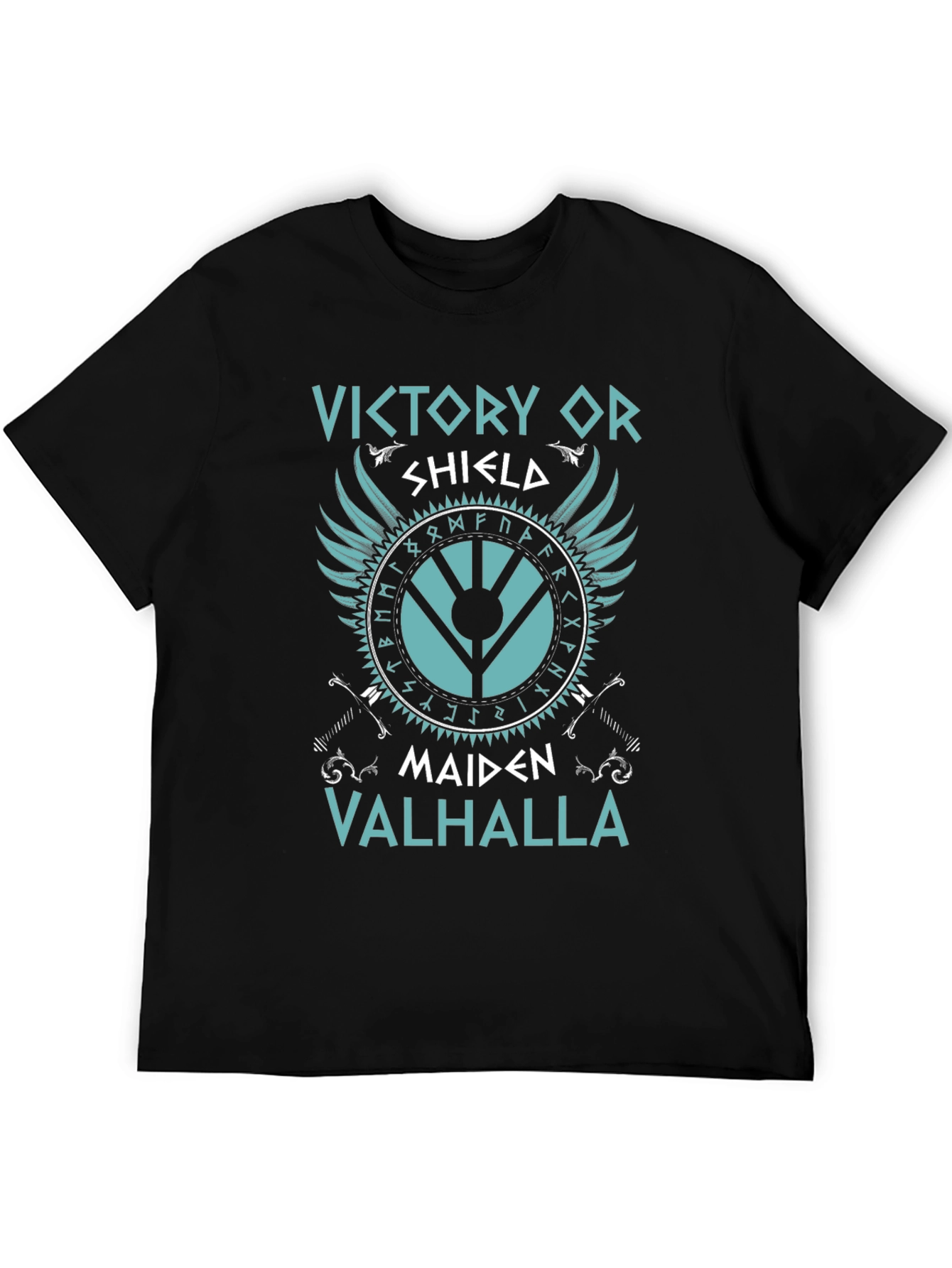 Viking Shield Maiden Valhalla Graphic Tee