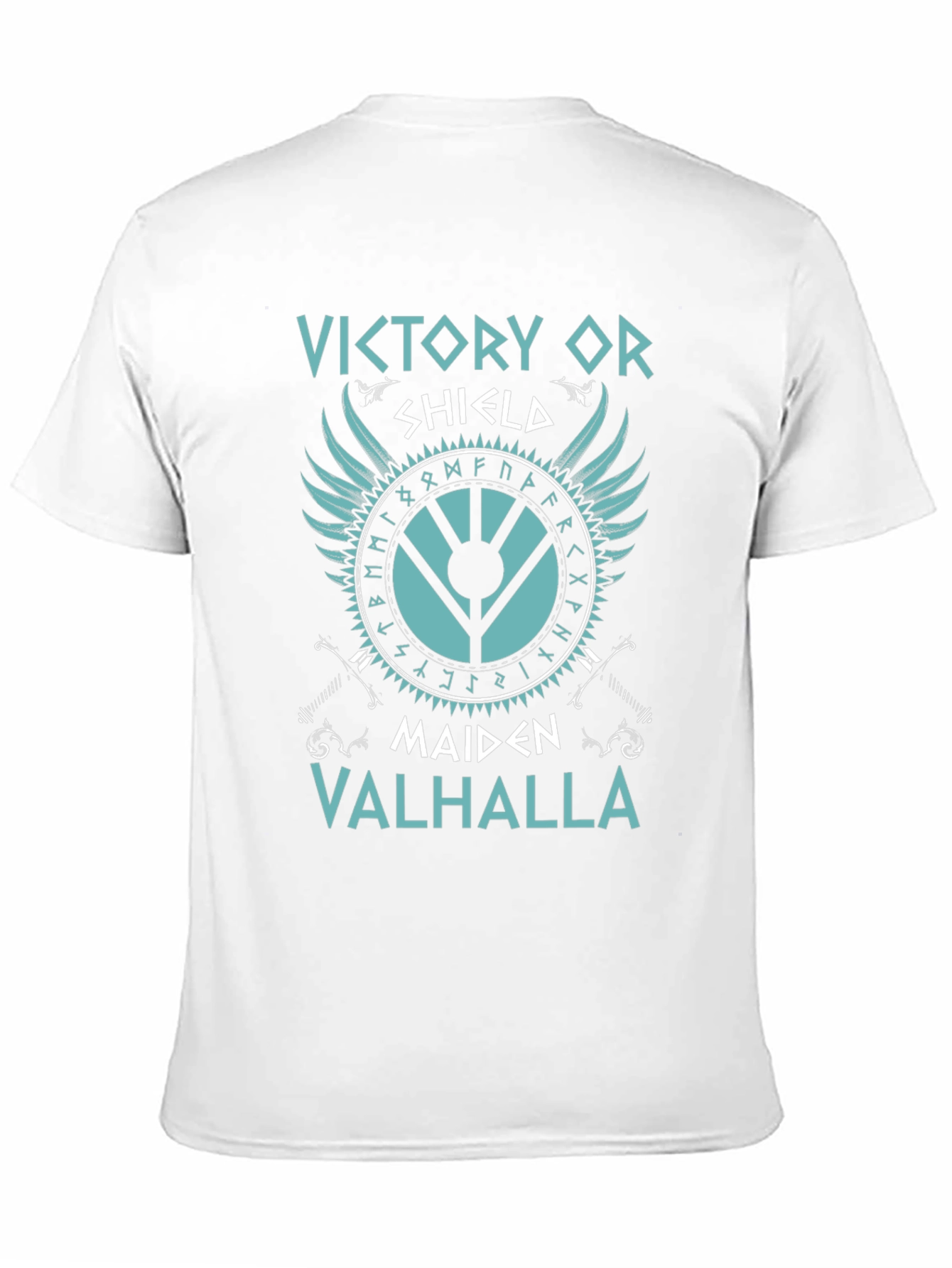 Viking Shield Maiden Valhalla Graphic Tee