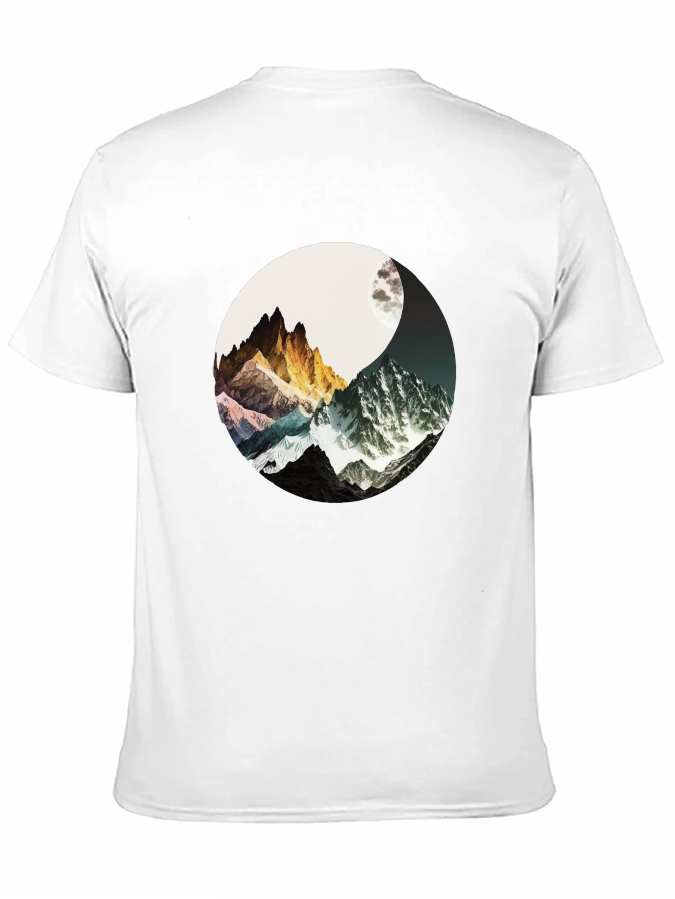 Yin Yang Mountains T-Shirt - Harmony & Adventure