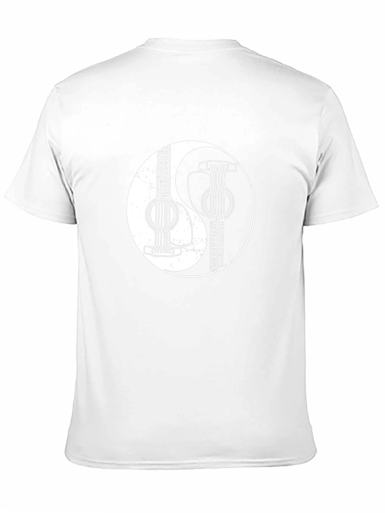 Yin Yang Guitar Graphic T-Shirt