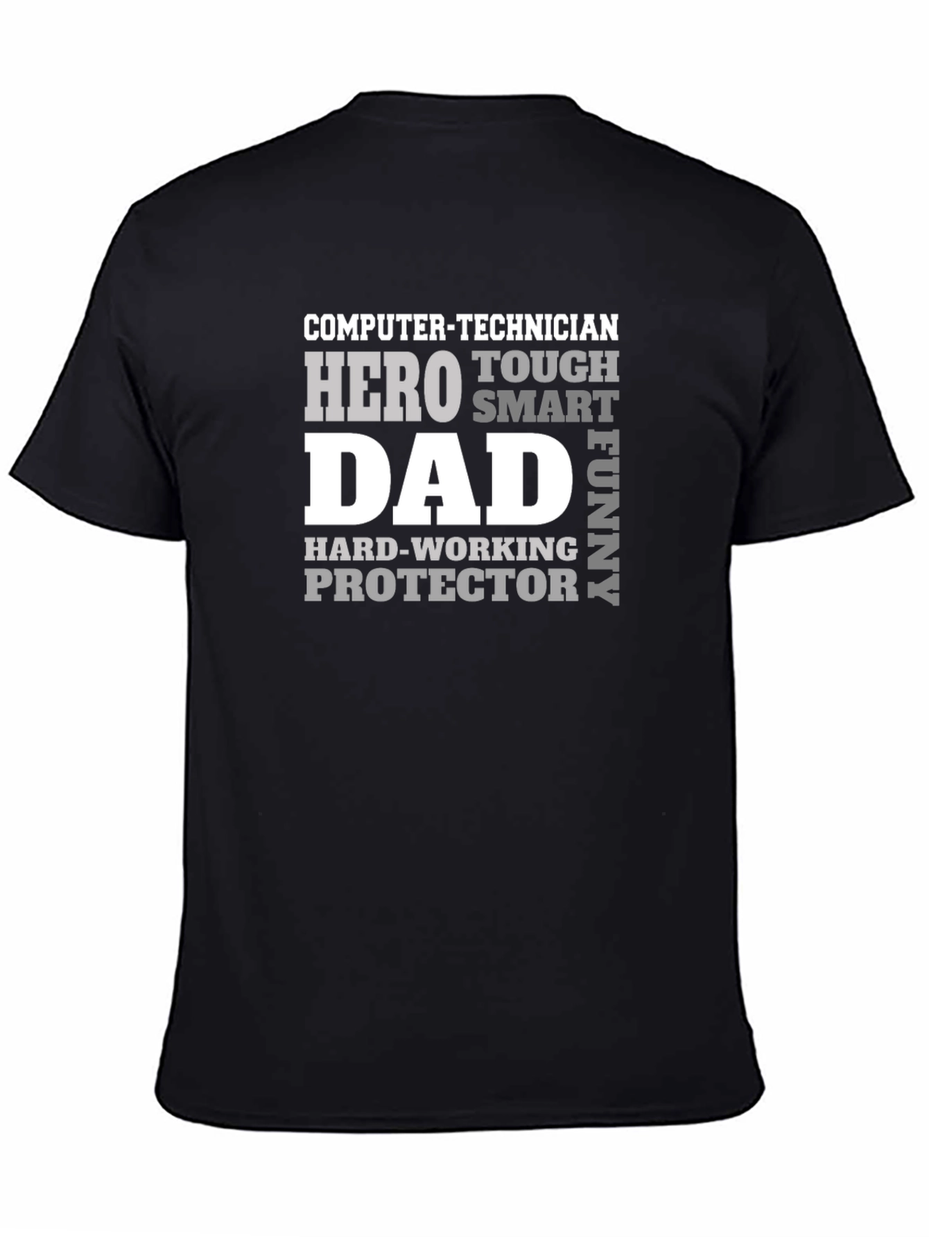 Computer Technician Dad Hero T-Shirt