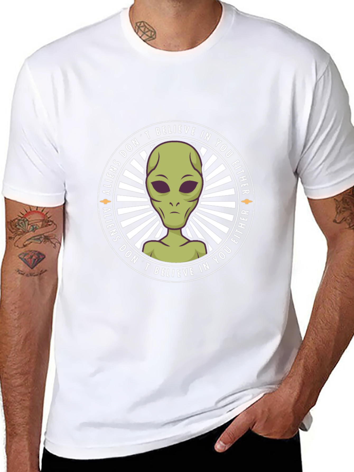 Aliens Dont Believe In You Either T-Shirt