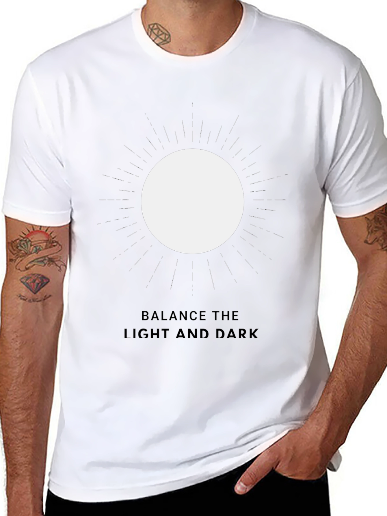 Balance Light & Dark Graphic Tee - Unisex