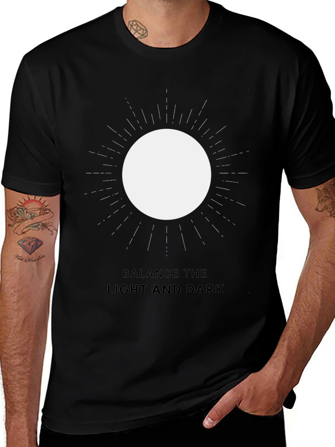 Balance Light & Dark Graphic Tee - Unisex