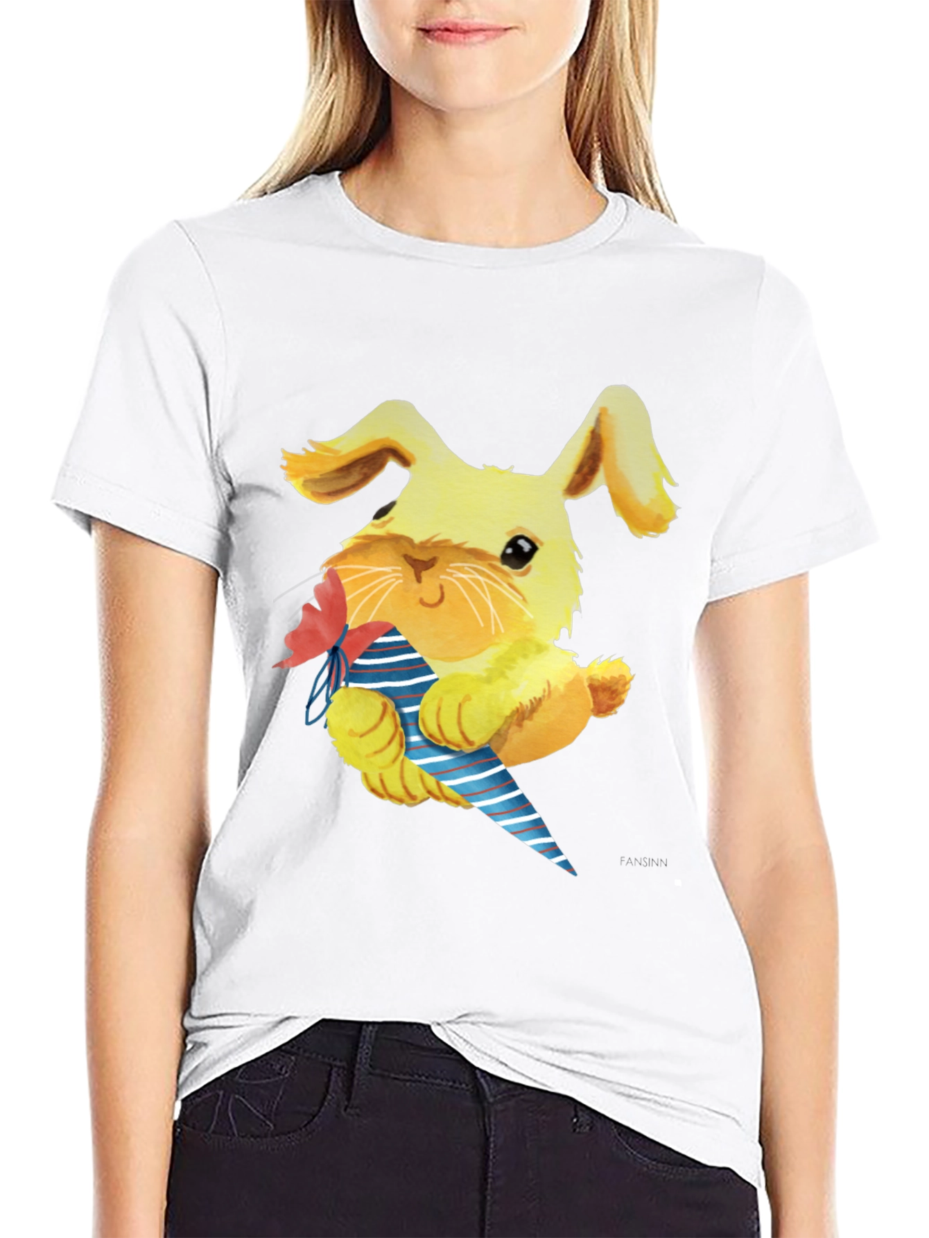 Bunny T-Shirt - Cute Graphic Tee