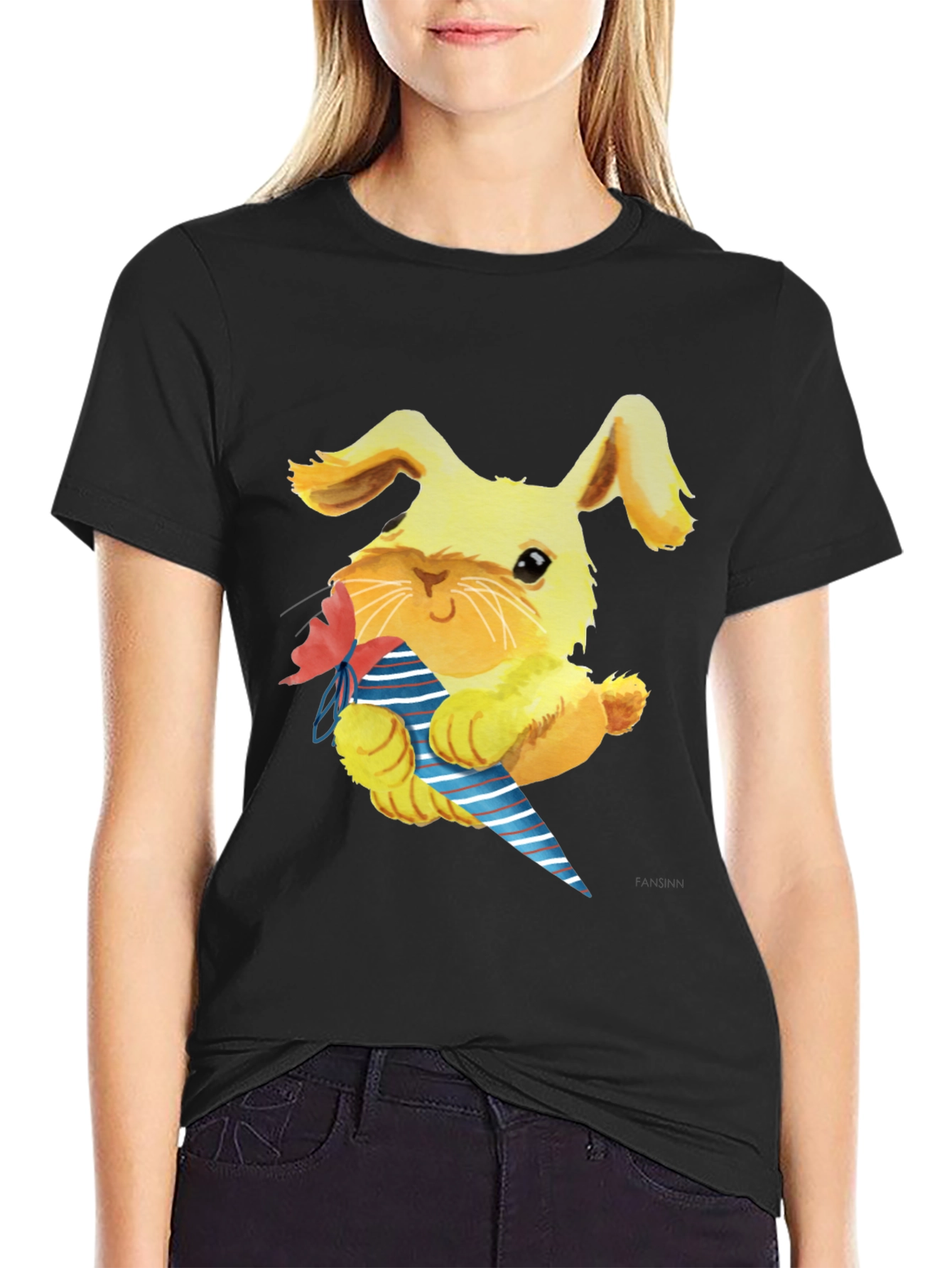 Bunny T-Shirt - Cute Graphic Tee