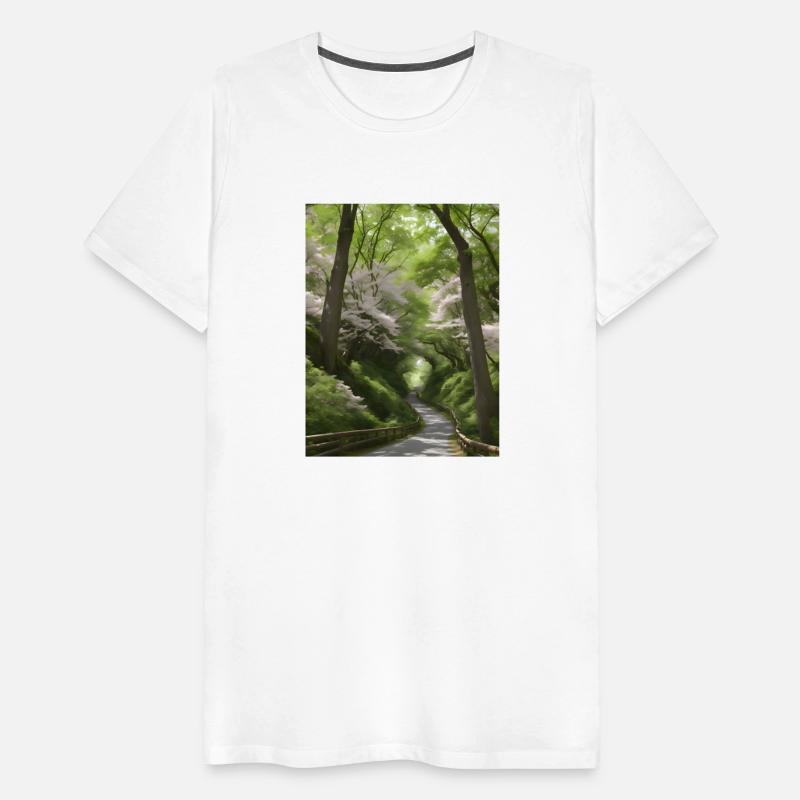 a vivid depiction of a winding road