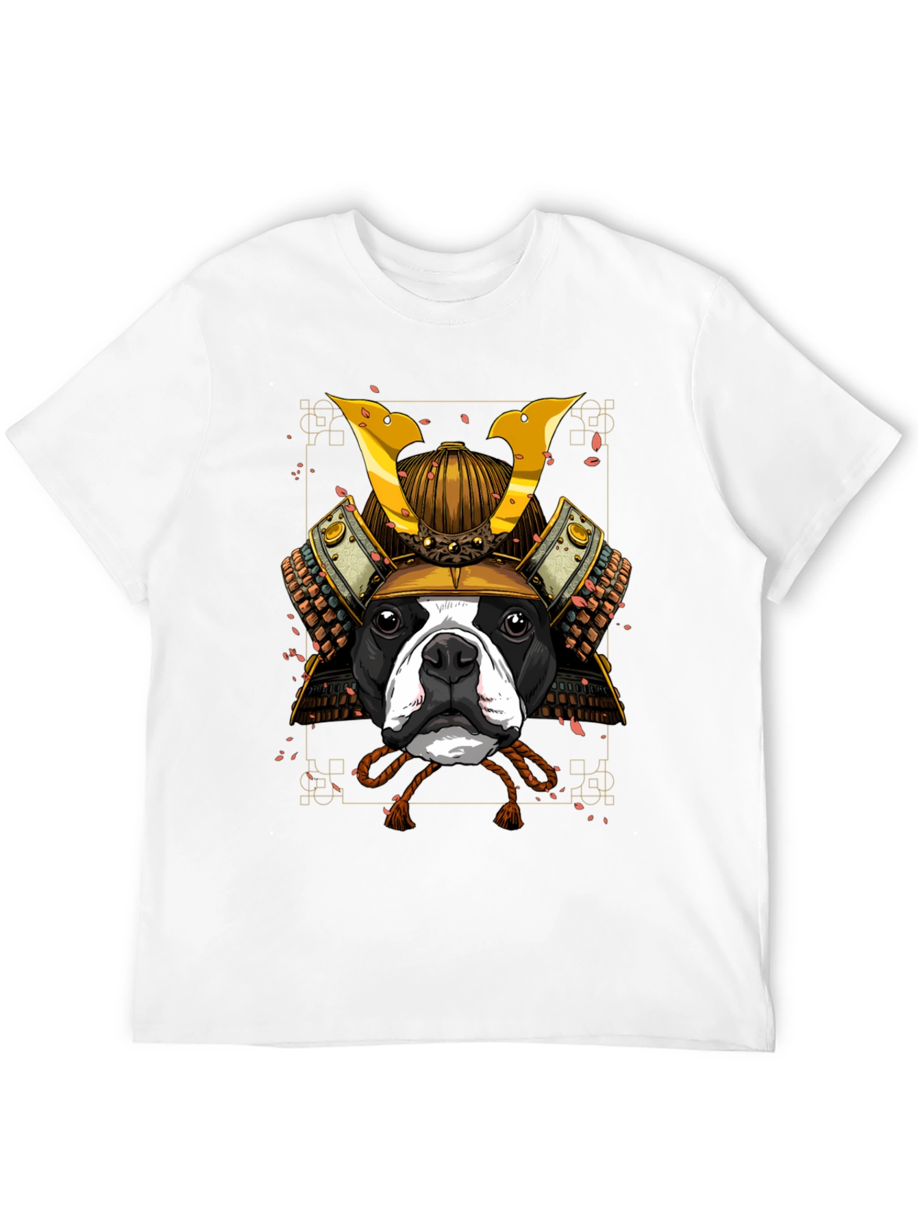 Samurai Dog T-Shirt - Black Graphic Tee