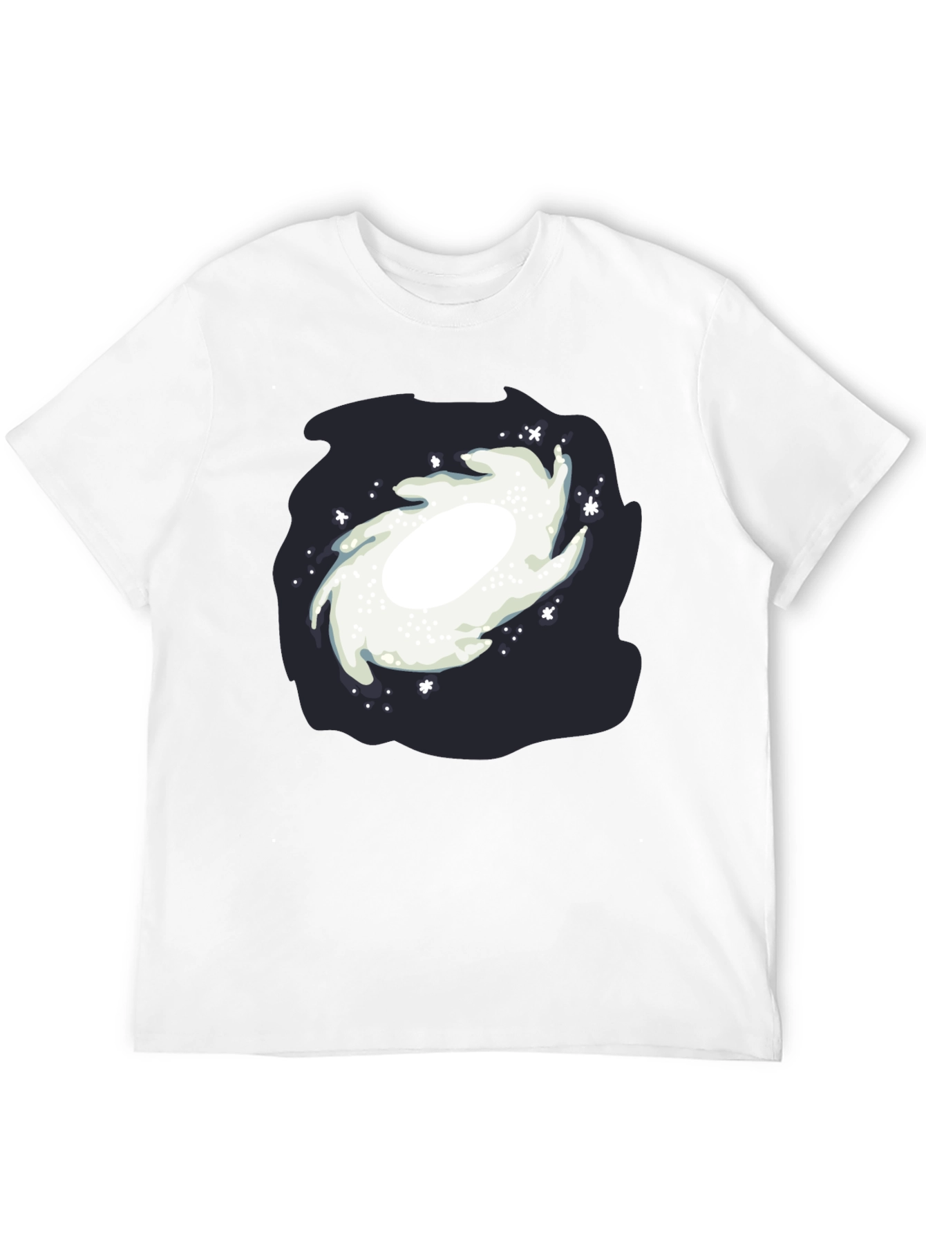 Galaxy Graphic Black T-Shirt