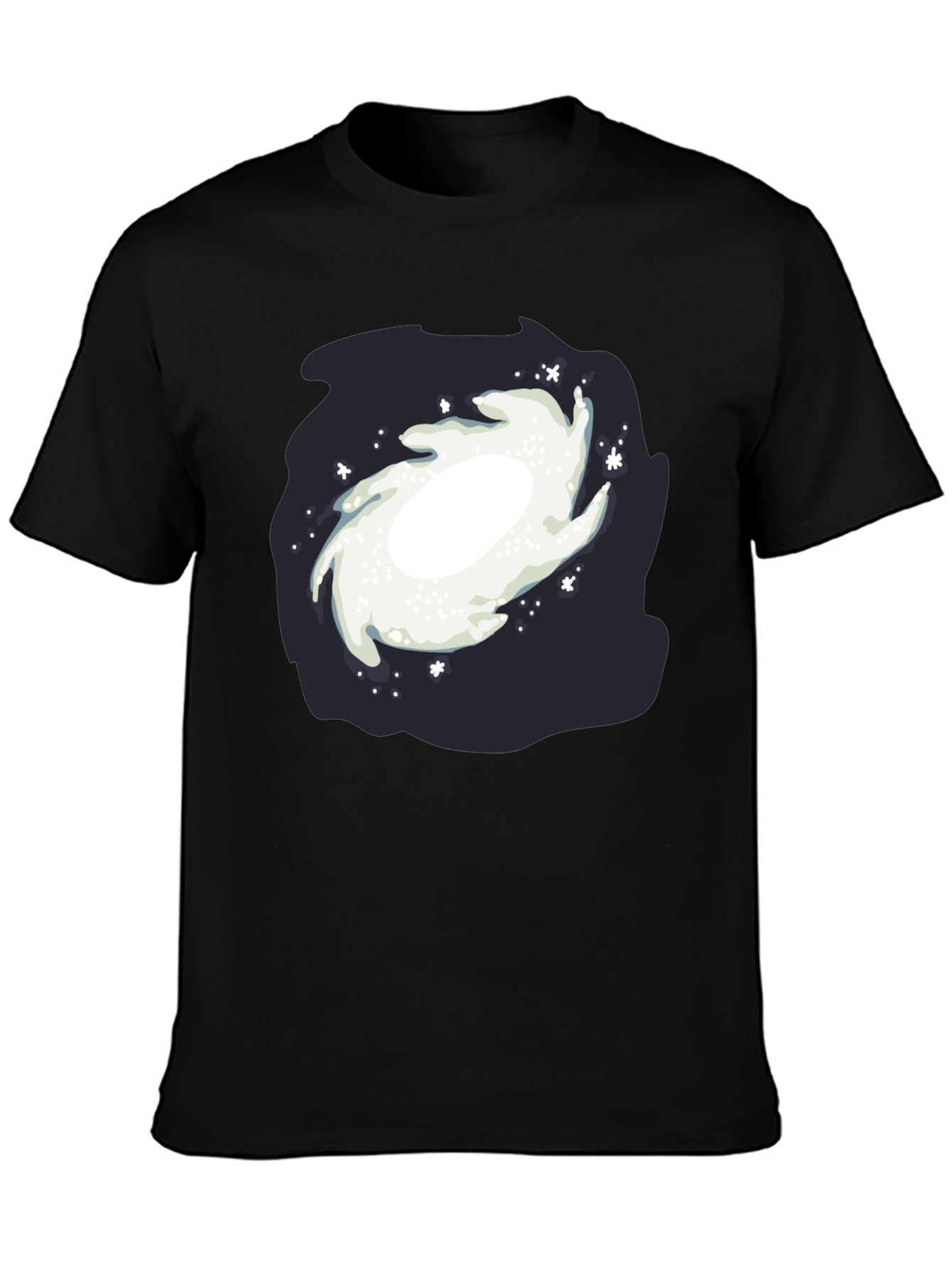 Galaxy Graphic Black T-Shirt