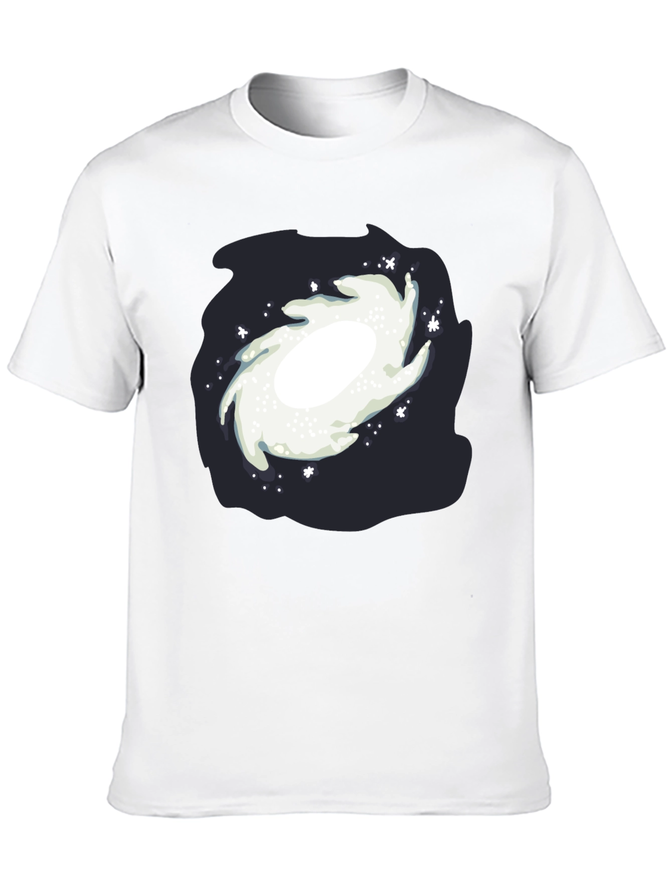 Galaxy Graphic Black T-Shirt