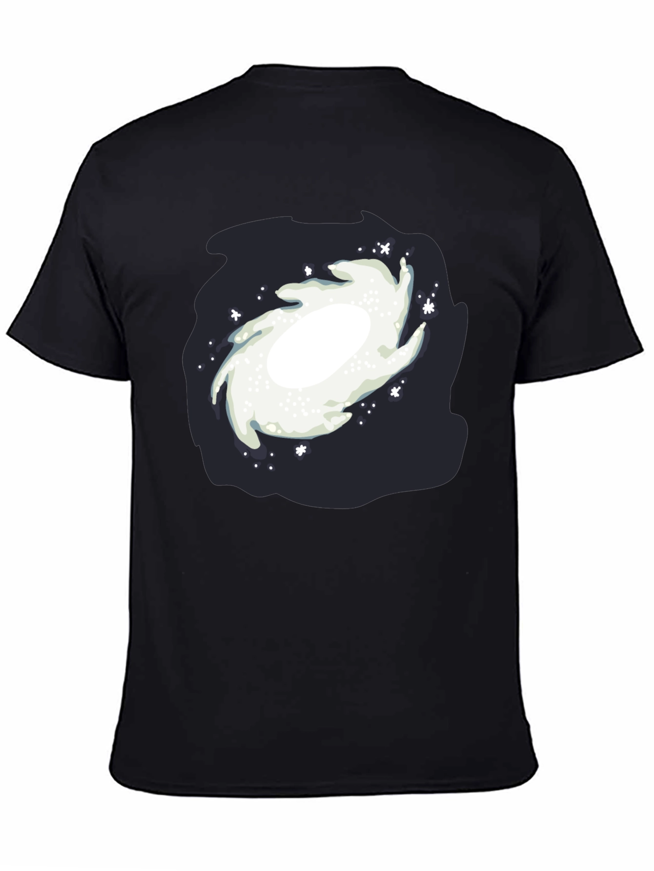 Galaxy Graphic Black T-Shirt