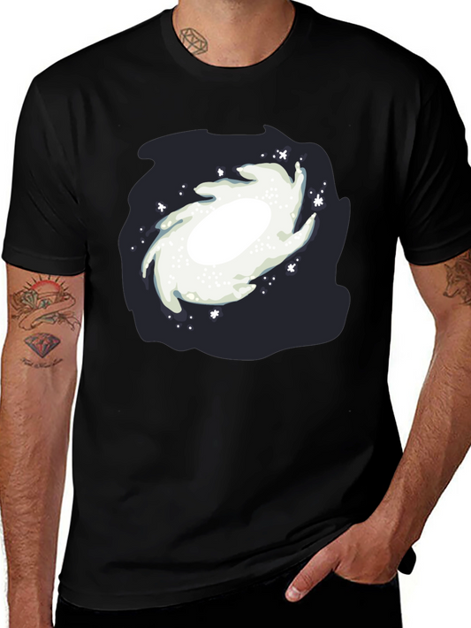 Galaxy Graphic Black T-Shirt