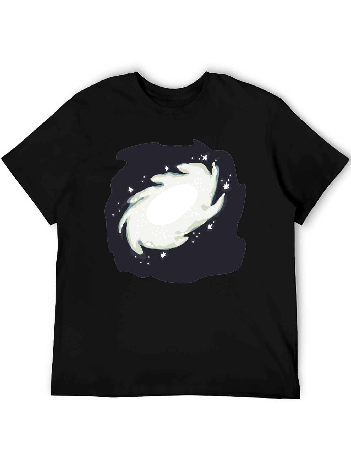 Galaxy Graphic Black T-Shirt