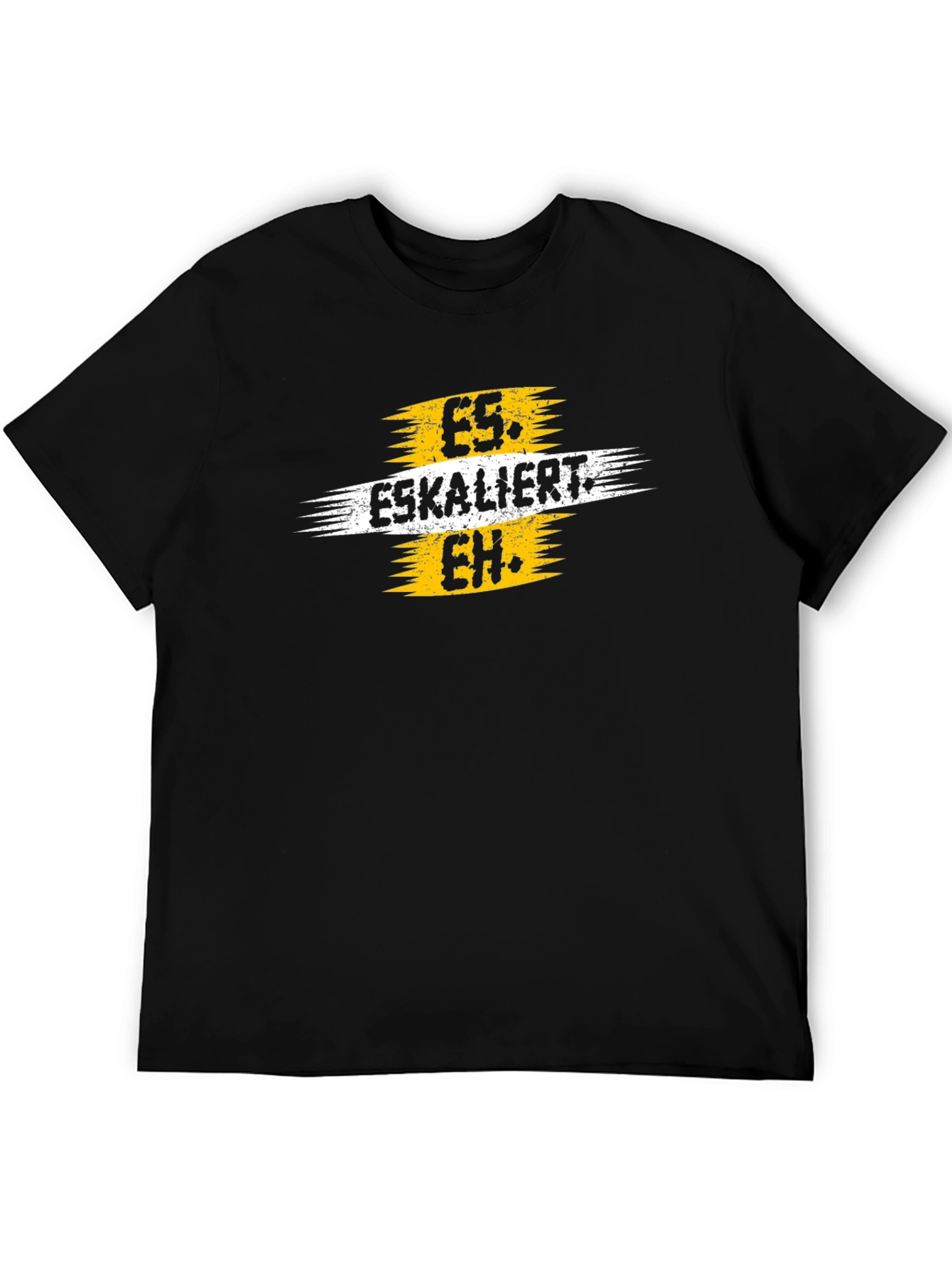 Es Eskaliert Eh Black Graphic Tee