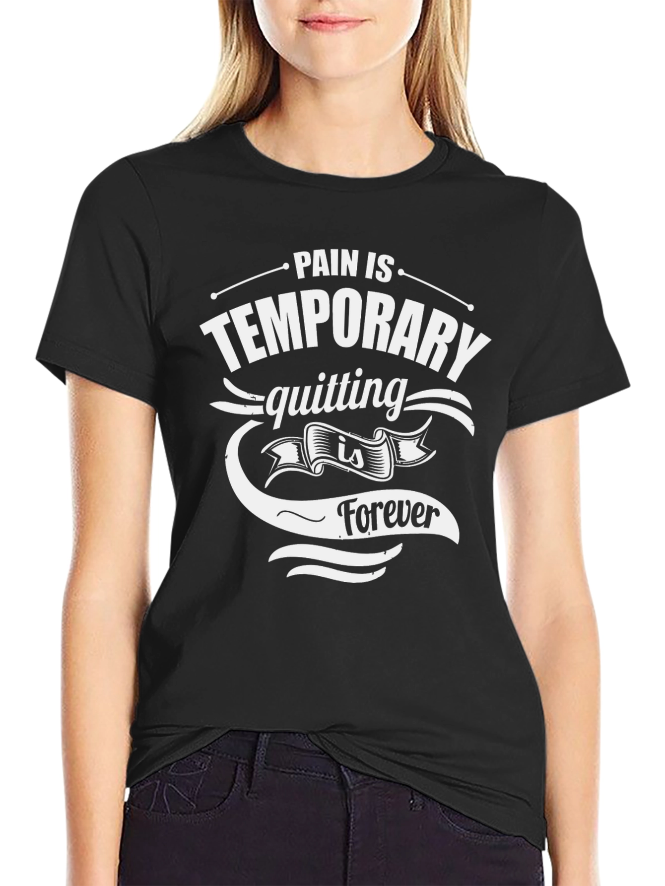 Pain is Temporary Graphic T-Shirt