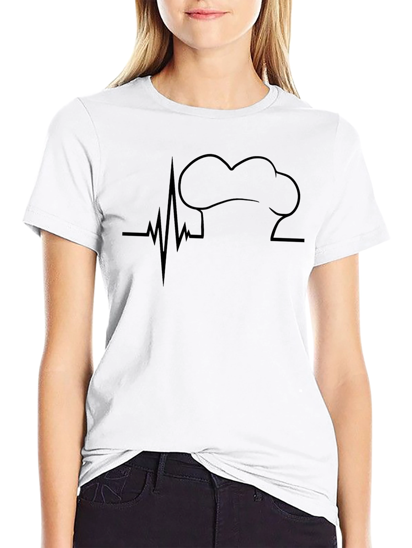Chefs Heartbeat Graphic Tee - Cook Passion