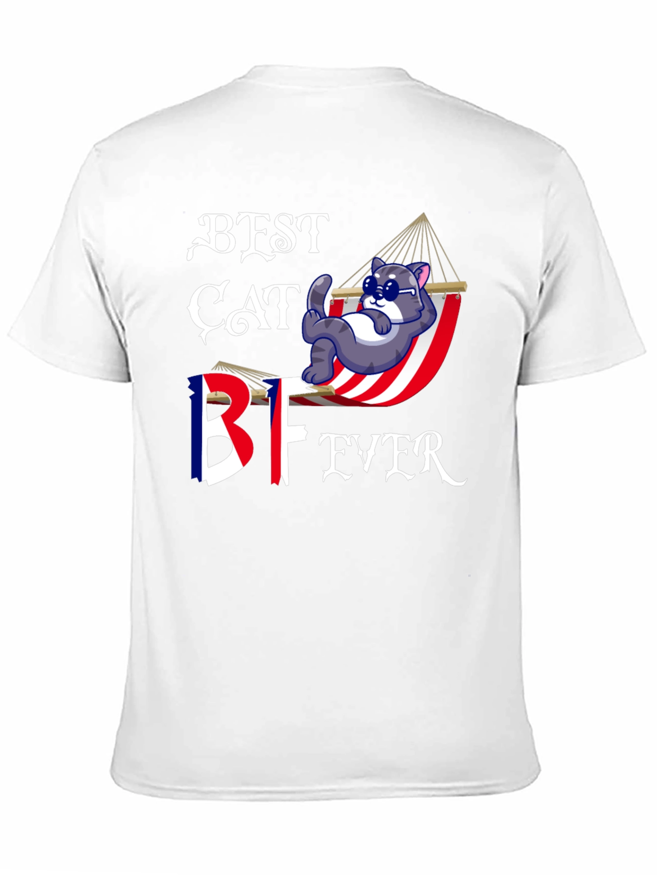 Best Cat BF Ever T-Shirt - Novelty Graphic Tee