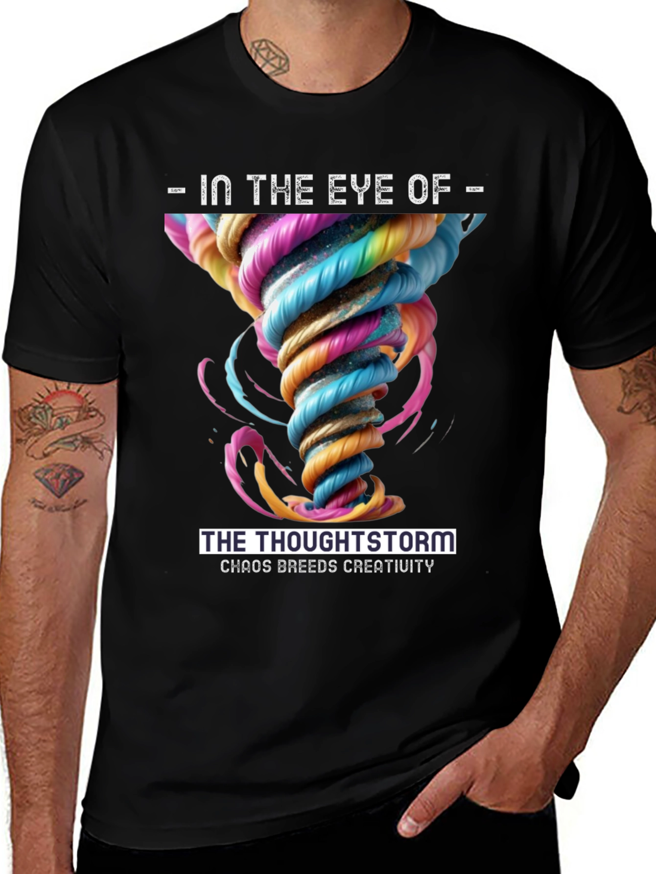 Thoughtstorm Graphic Tee - Chaos Breeds Creativity