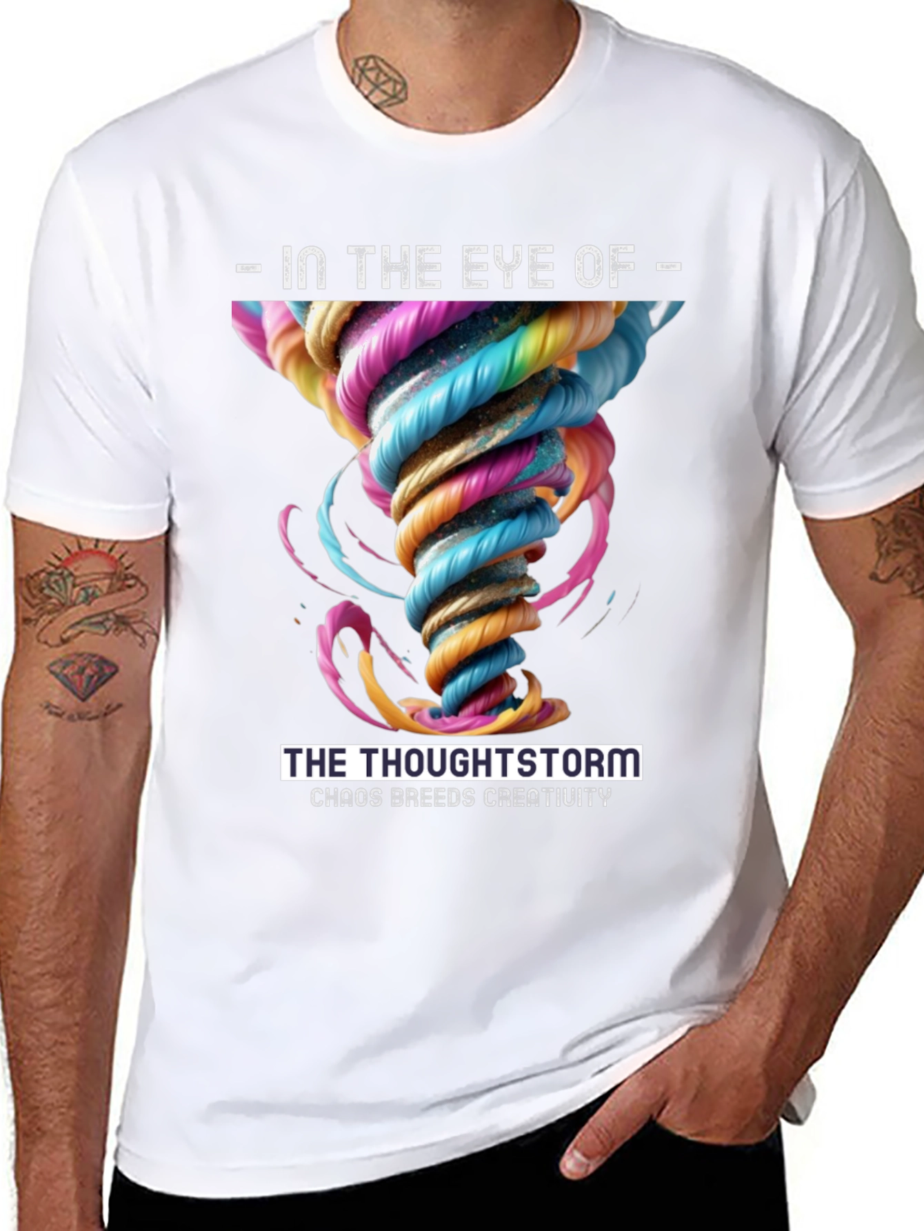 Thoughtstorm Graphic Tee - Chaos Breeds Creativity