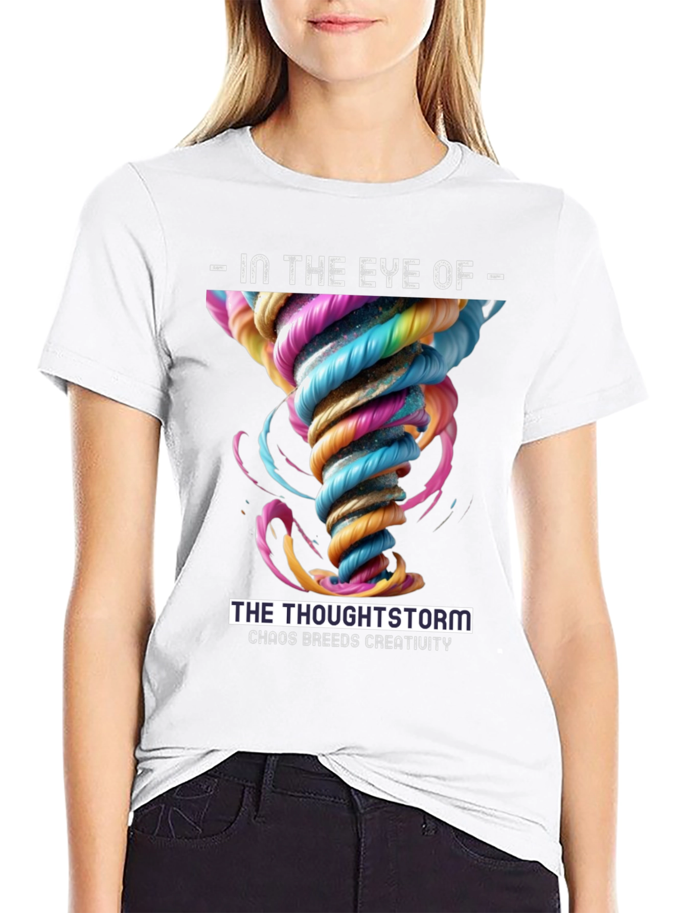 Thoughtstorm Graphic Tee - Chaos Breeds Creativity