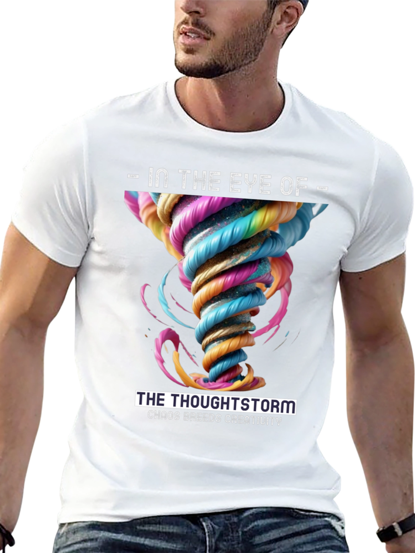 Thoughtstorm Graphic Tee - Chaos Breeds Creativity