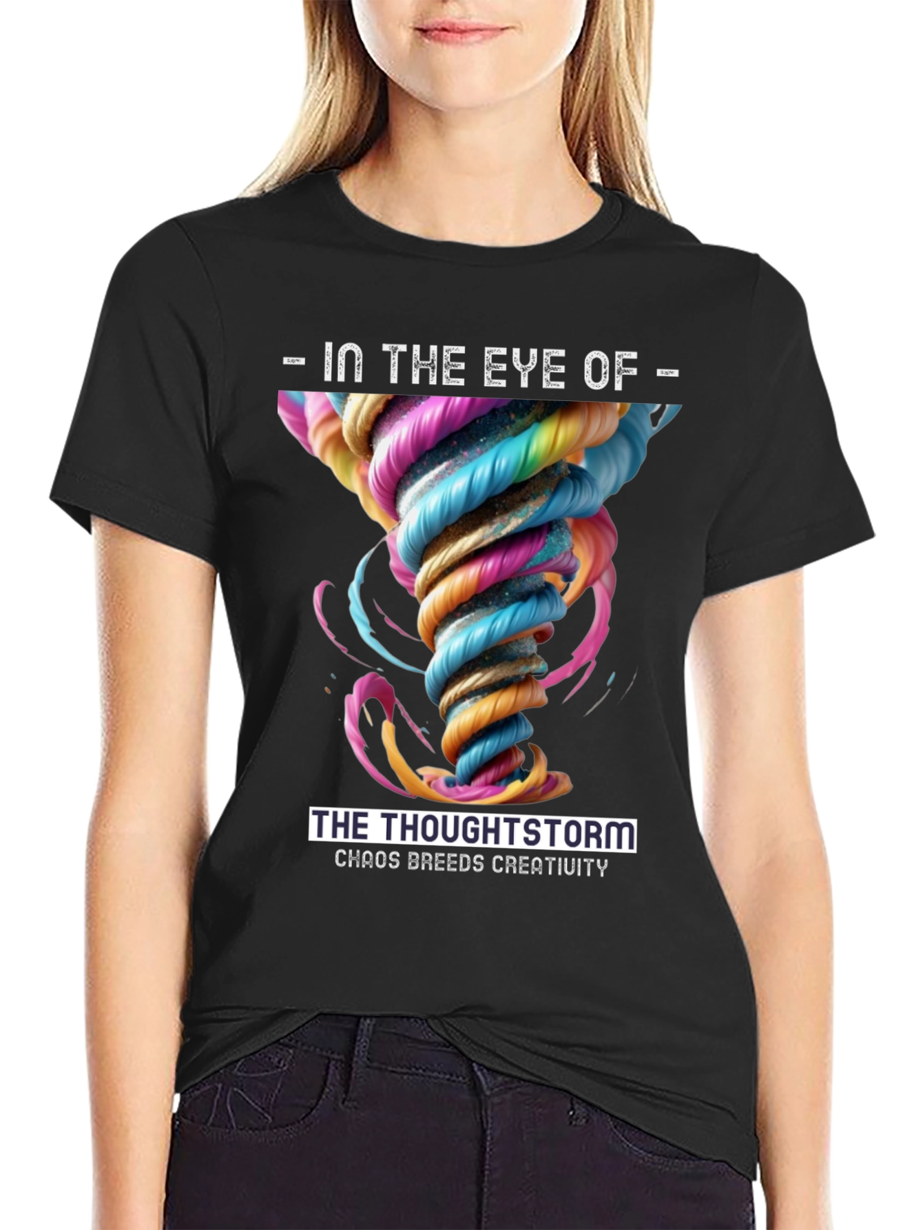 Thoughtstorm Graphic Tee - Chaos Breeds Creativity