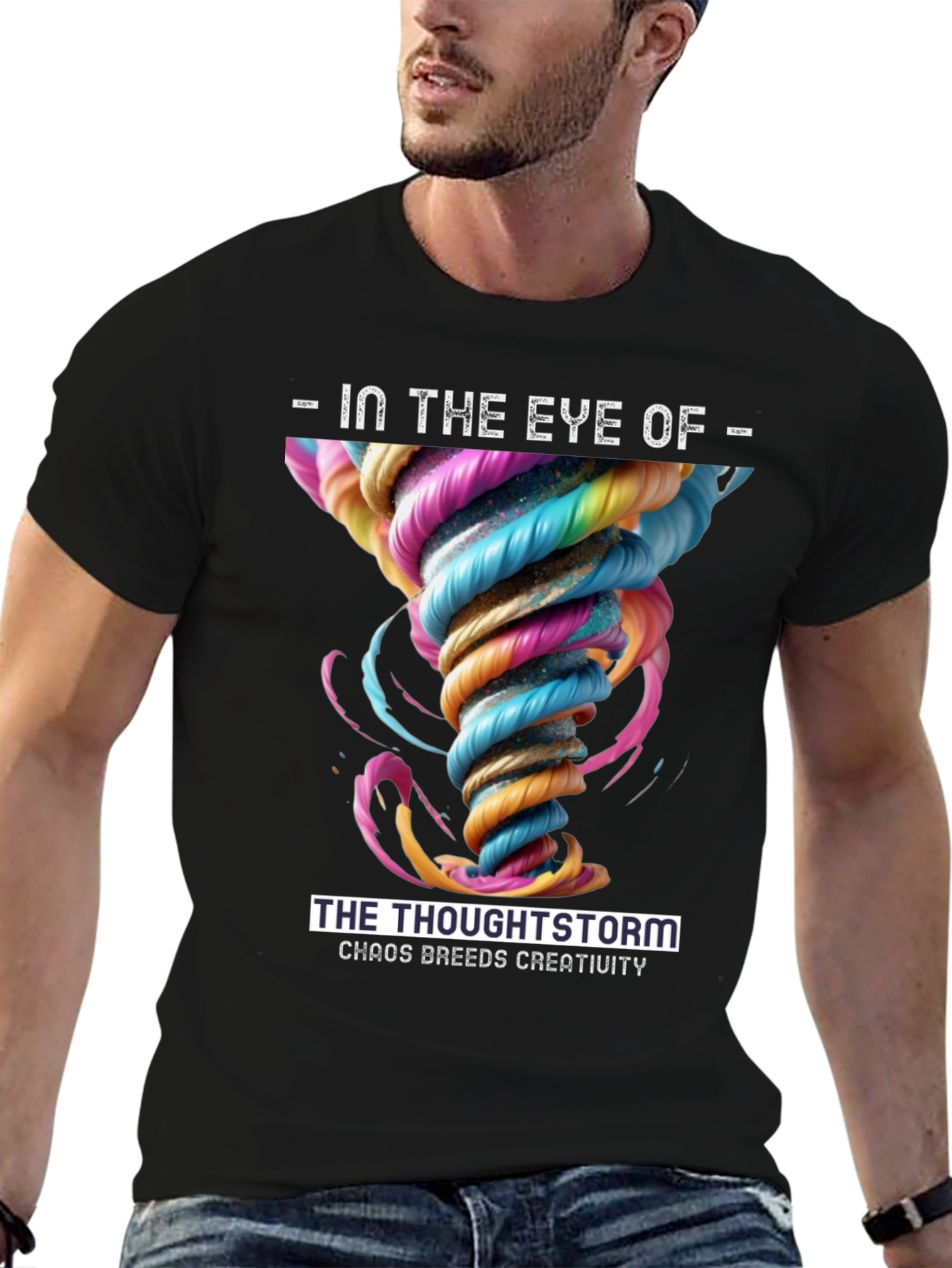 Thoughtstorm Graphic Tee - Chaos Breeds Creativity