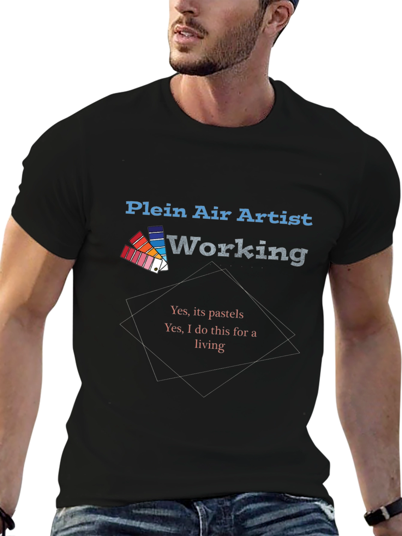 Plein Air Artist Working T-Shirt