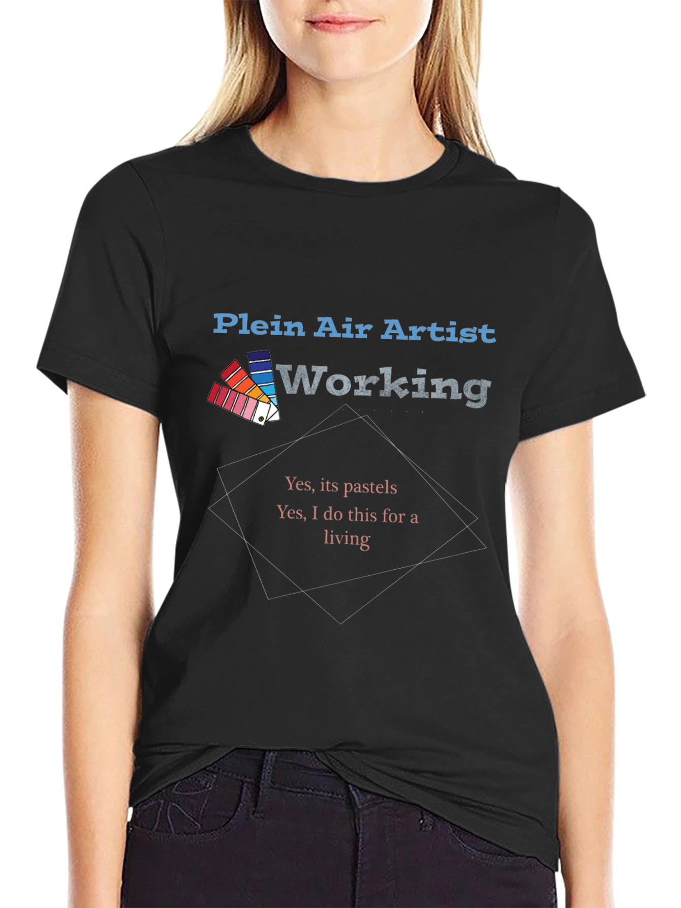 Plein Air Artist Working T-Shirt