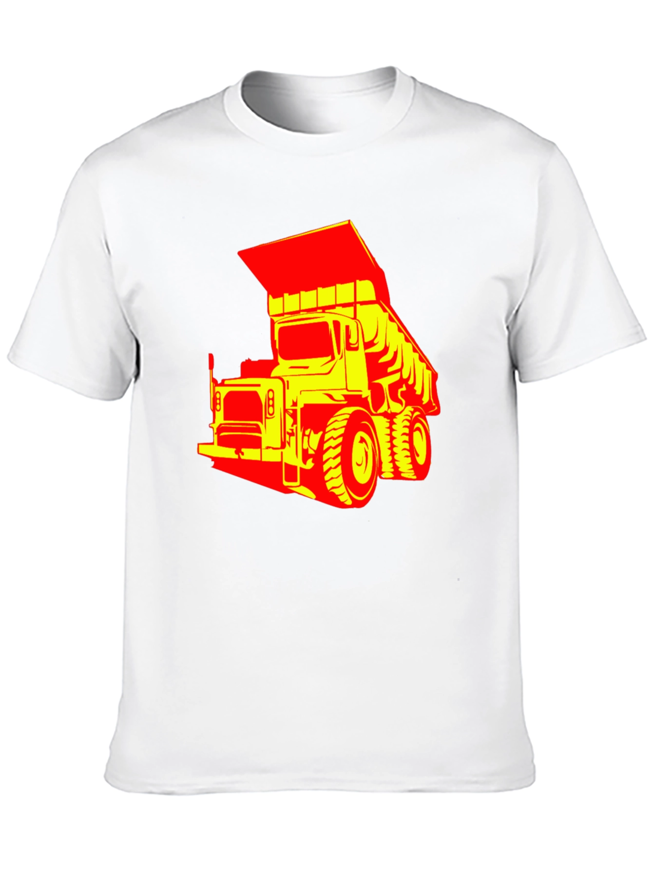 Bold Graphic Tee - Dump Truck Design