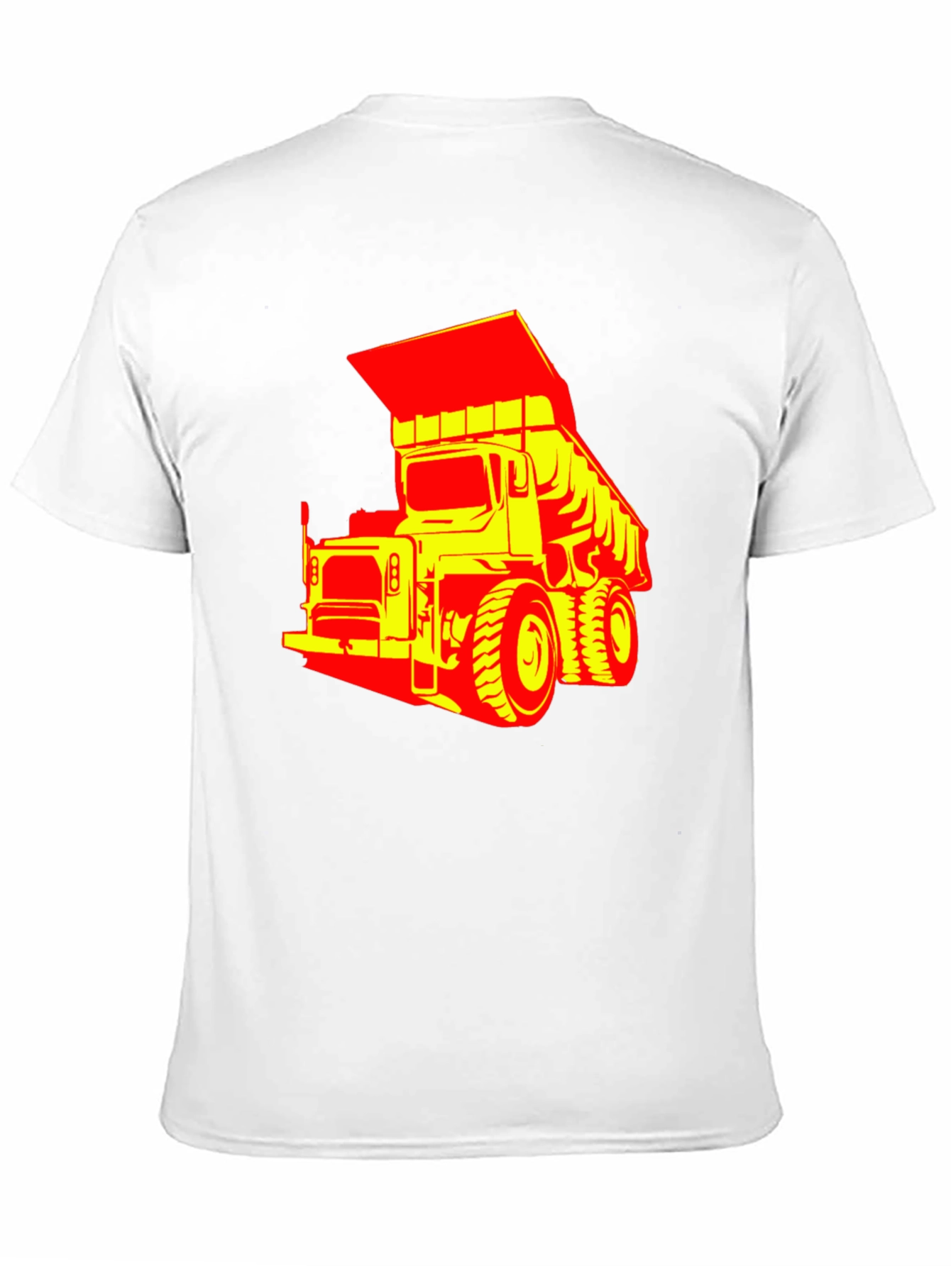 Bold Graphic Tee - Dump Truck Design