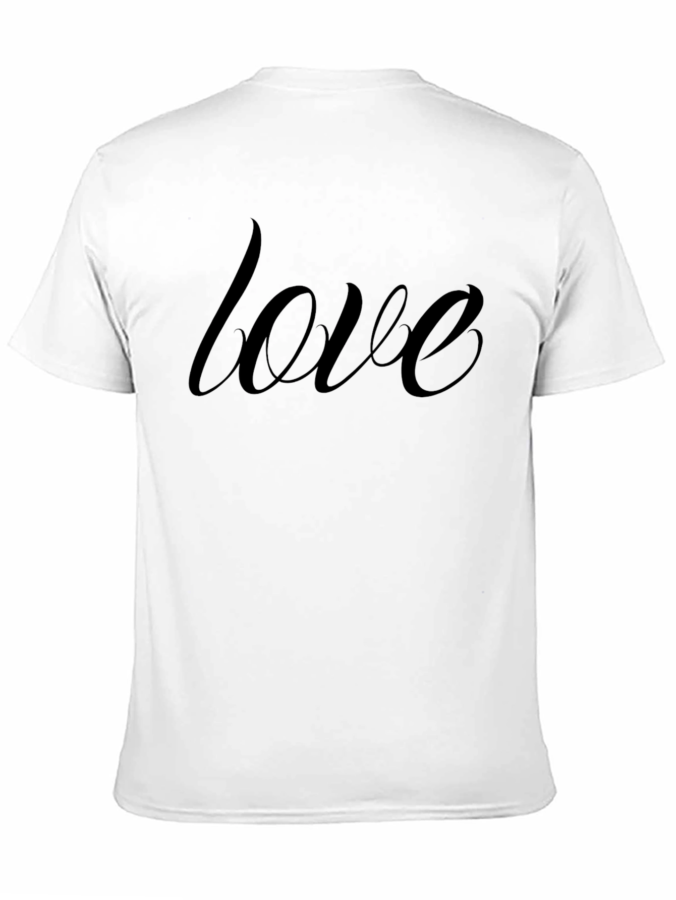 Love T-Shirt - Casual Black Tee for Men