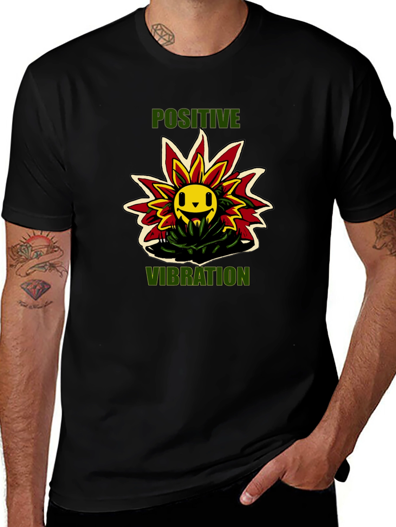 Positive Vibration Graphic T-Shirt