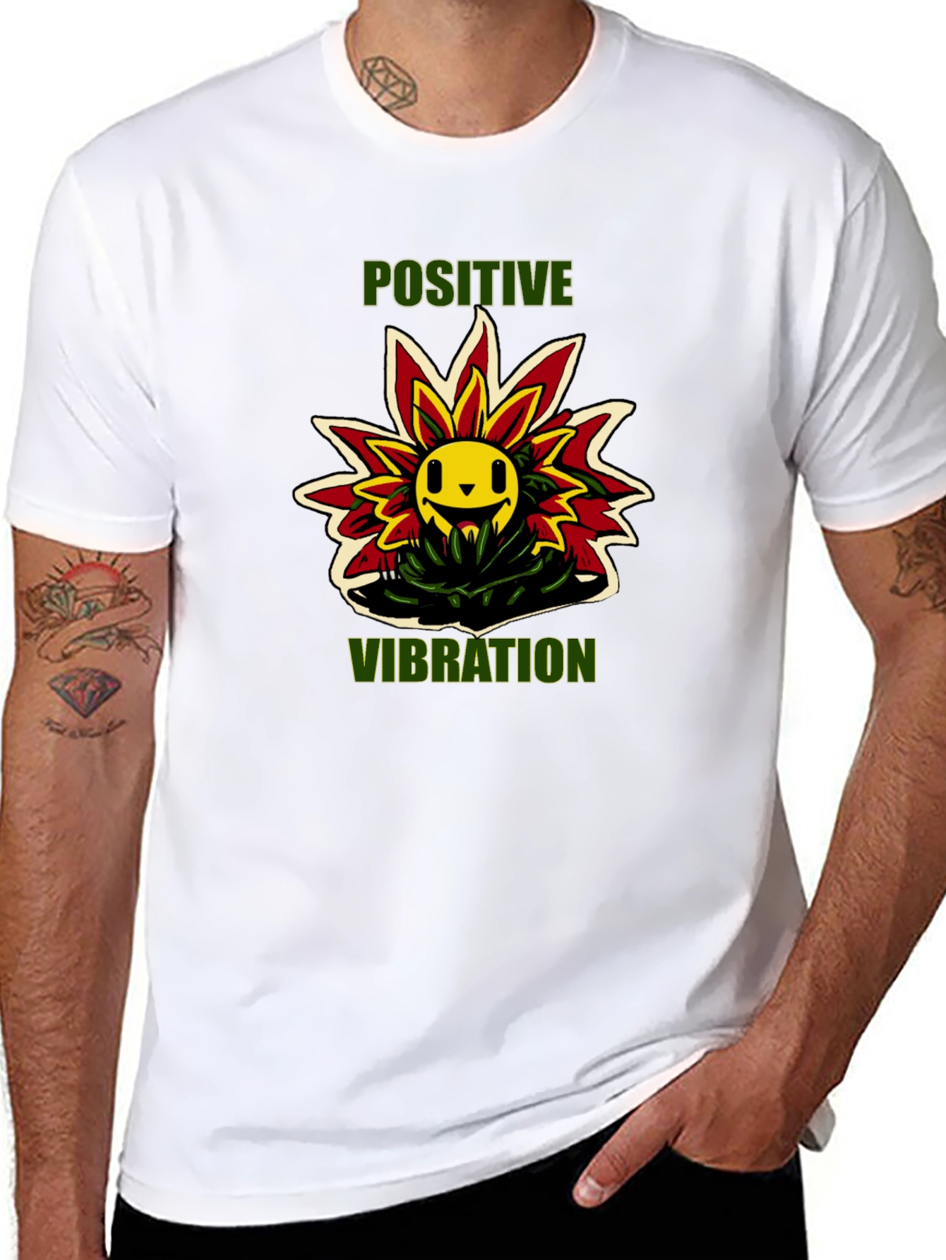 Positive Vibration Graphic T-Shirt
