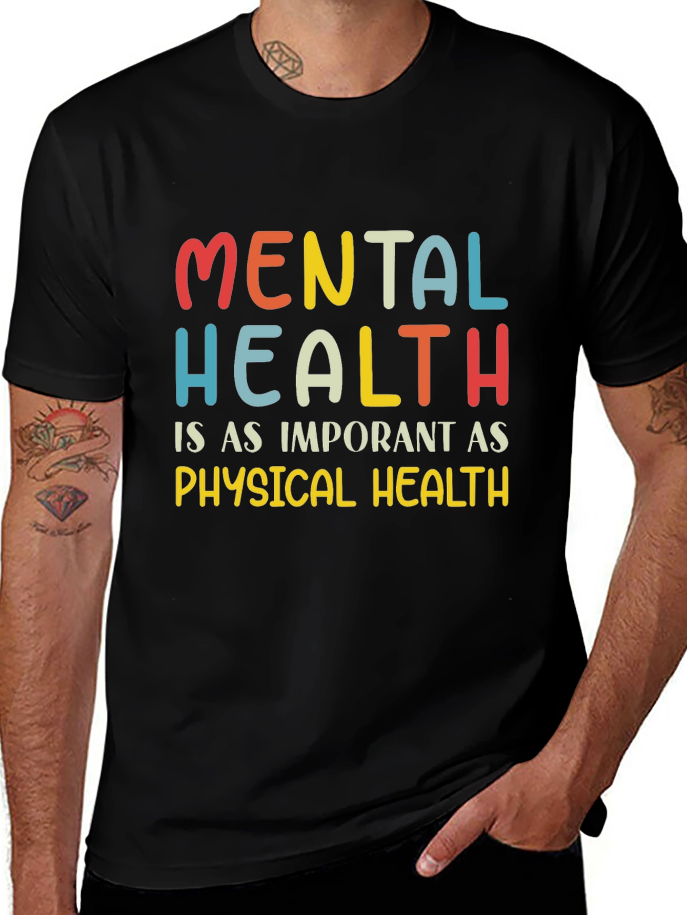 Mental Health Awareness Graphic T-Shirt